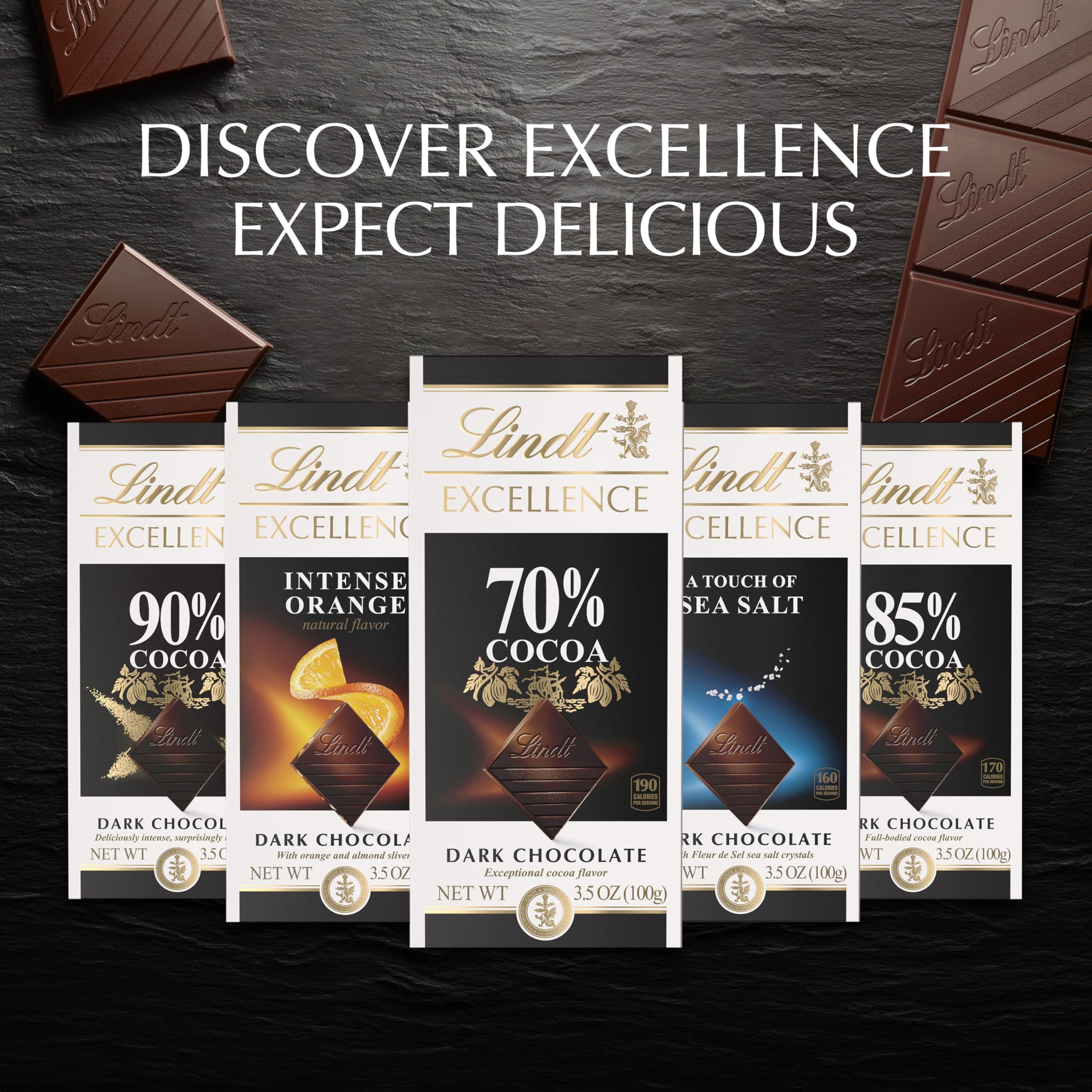 Lindt EXCELLENCE Lime Dark Chocolate Bar - 12 Pack (3.5 oz Each) - Premium Swiss Chocolate for Gifts, Parties & Dessert Toppings