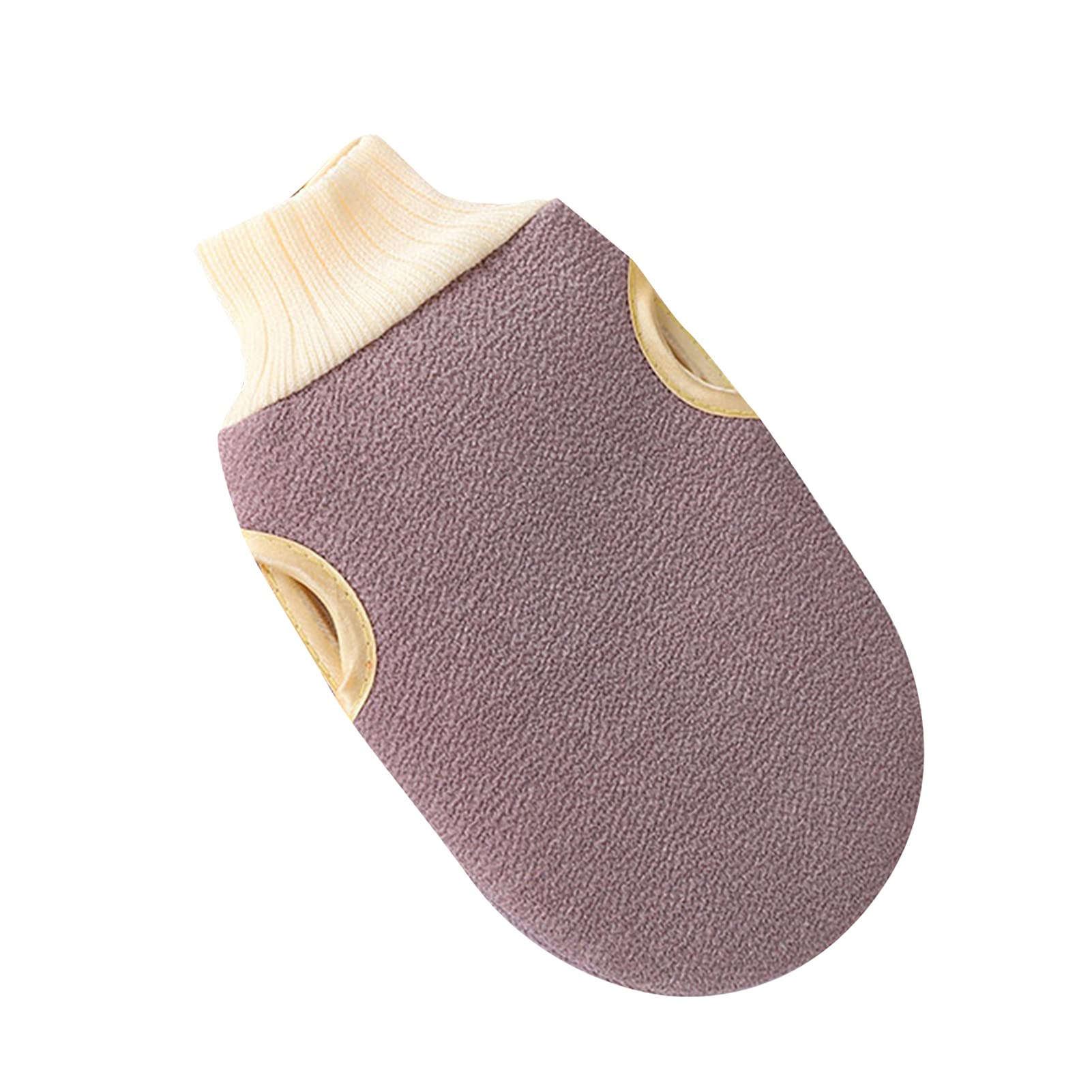 LEFUYAN VELIHOME Exfoliating Bath Shower Gloves - Dual-Sided Body Scrubber for Dead Skin Removal & Spa Treatment - Perfect for Home Spa, Dry Skin Care & Relaxing Bath Time