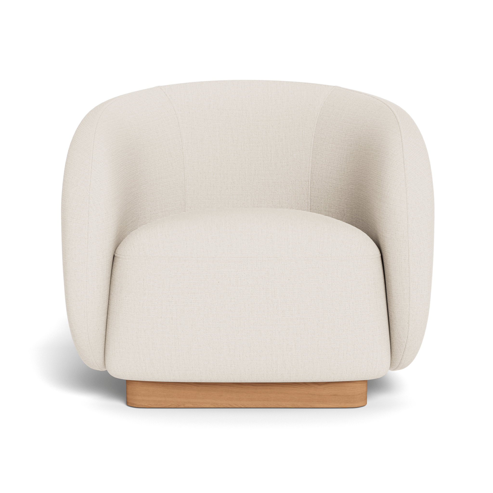 Como Lounge Chair - Modern Accent Chair for Living Room, Bedroom & Office - Comfortable Upholstered Armchair with Wooden Legs - Perfect for Relaxing, Reading & Decorating Your Home