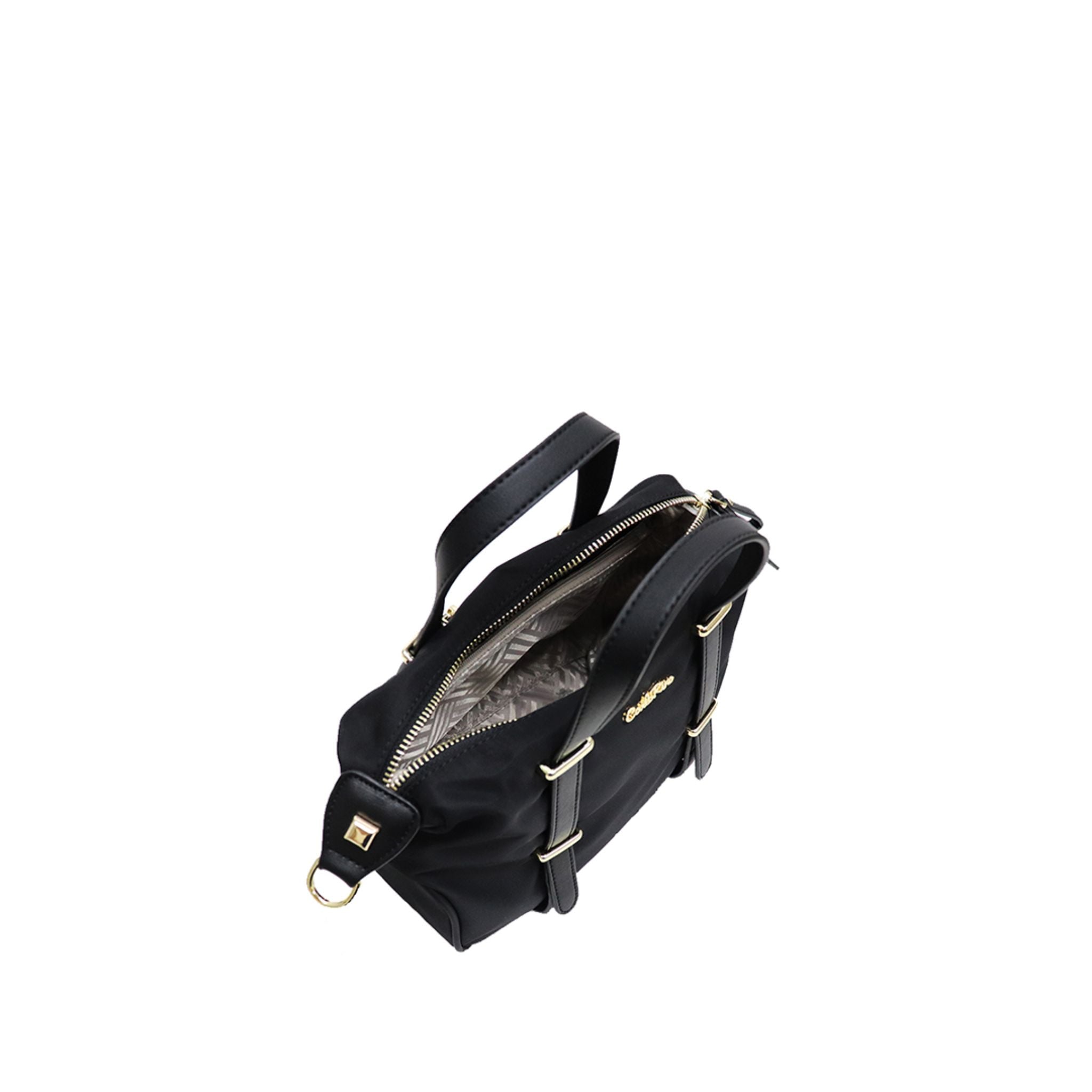 Carlo Rino Women's Shoulder Bag - Stylish Black Leather Purse for Work, Travel & Everyday Use