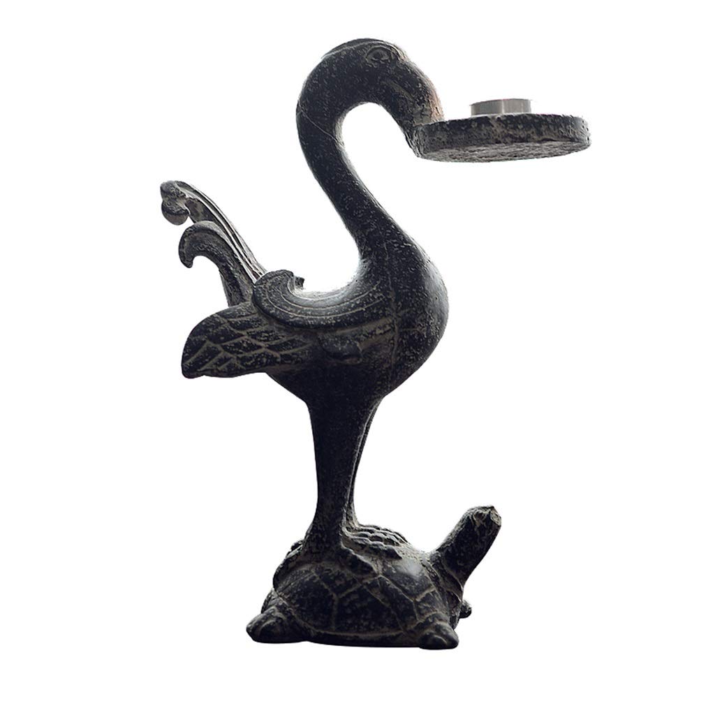 Elegant Black Candelabra Candle Holder - 24x11x33cm Modern Home Decor for Living Room, Study, Hotel & Tea Room | Perfect Gift Idea for Weddings & Romantic Dinners