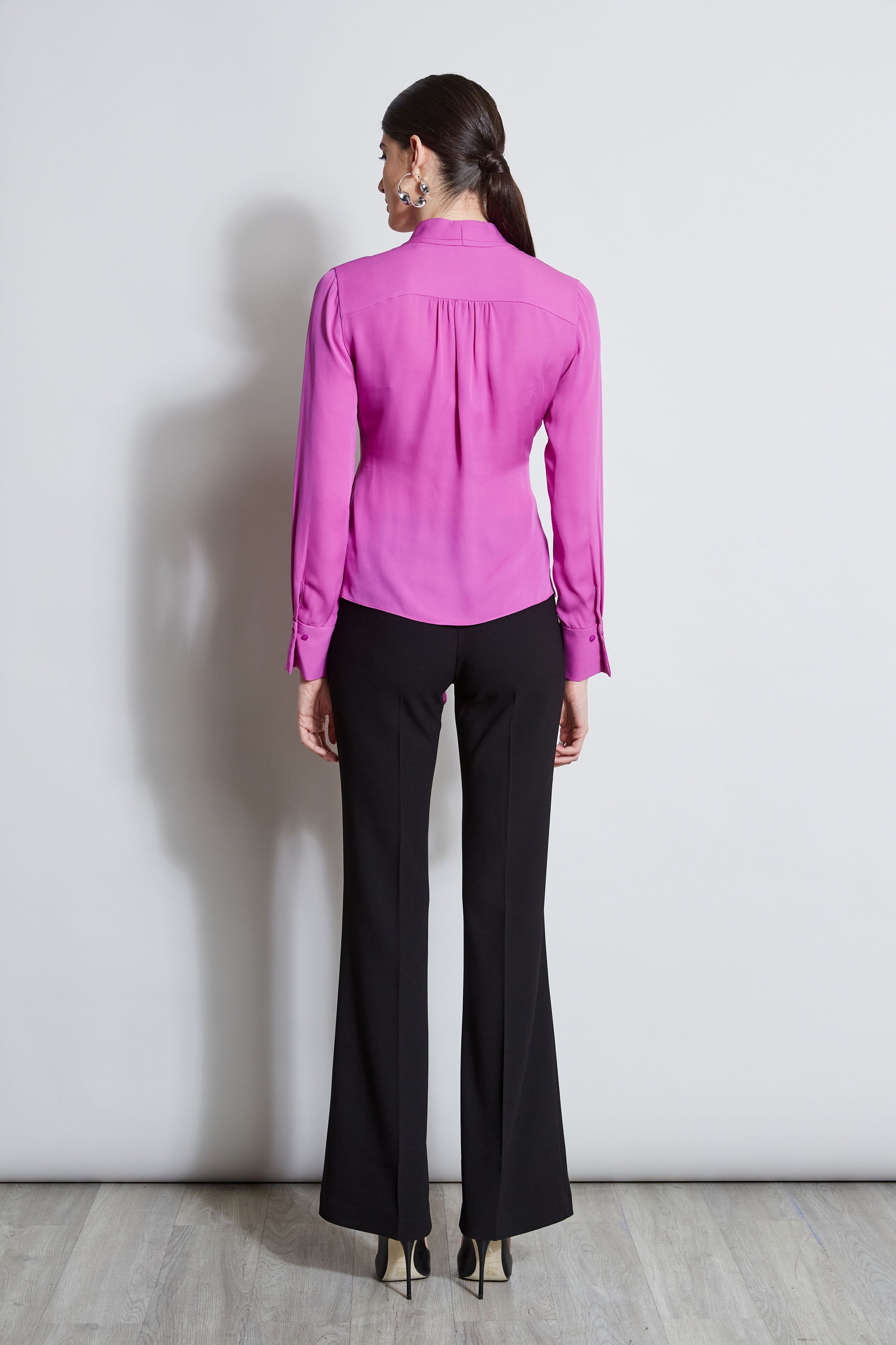 Stylish Contour Side Tie Shirt for Women - Trendy Casual Blouse for Everyday Wear & Summer Outfits