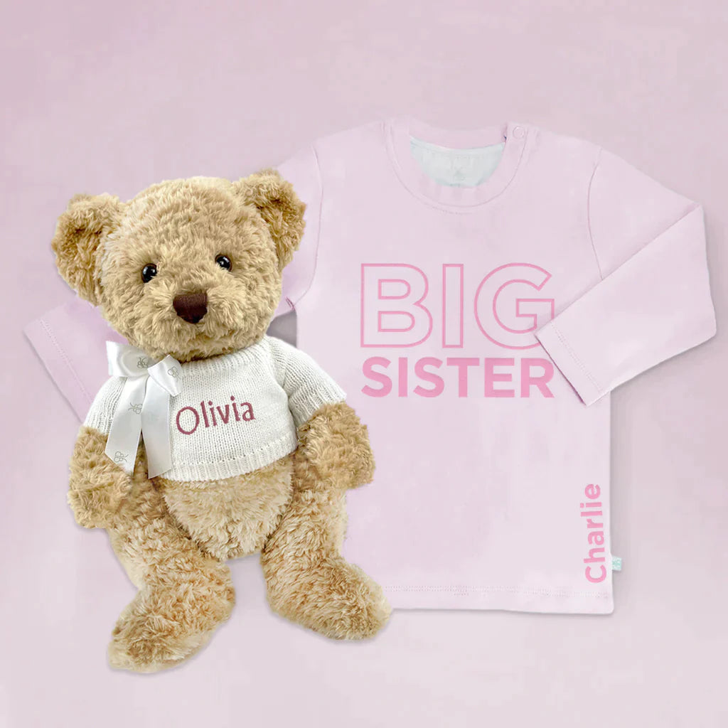 Personalized Baby Bunny & Bathrobe Set - Soft Blue Baby Gift for Newborns, Baby Showers & Christenings | Perfect for Photo Shoots & First Birthday Celebrations