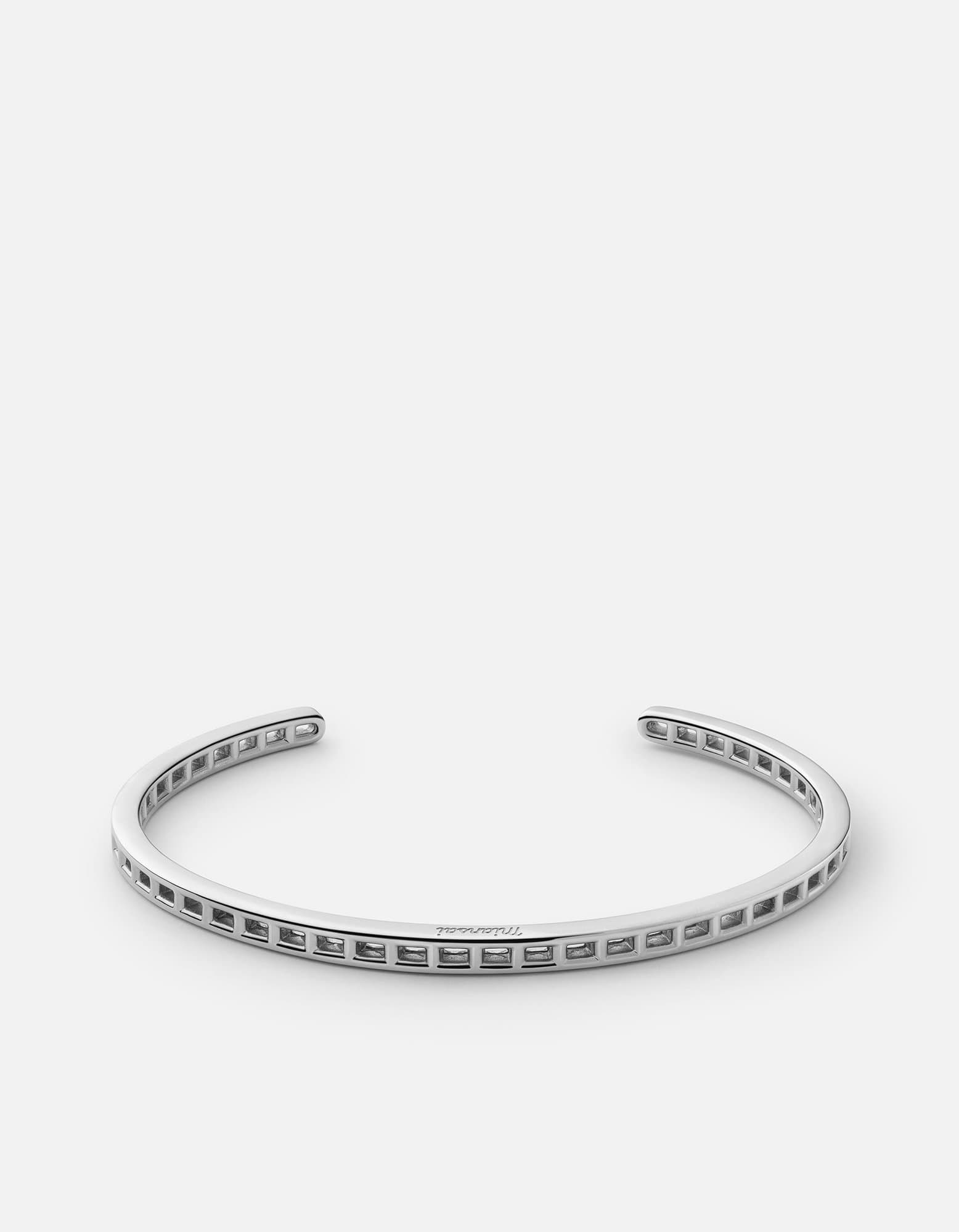 Sterling Silver Rector Cuff Bracelet - Elegant Jewelry for Men & Women | Perfect for Weddings, Parties & Formal Occasions