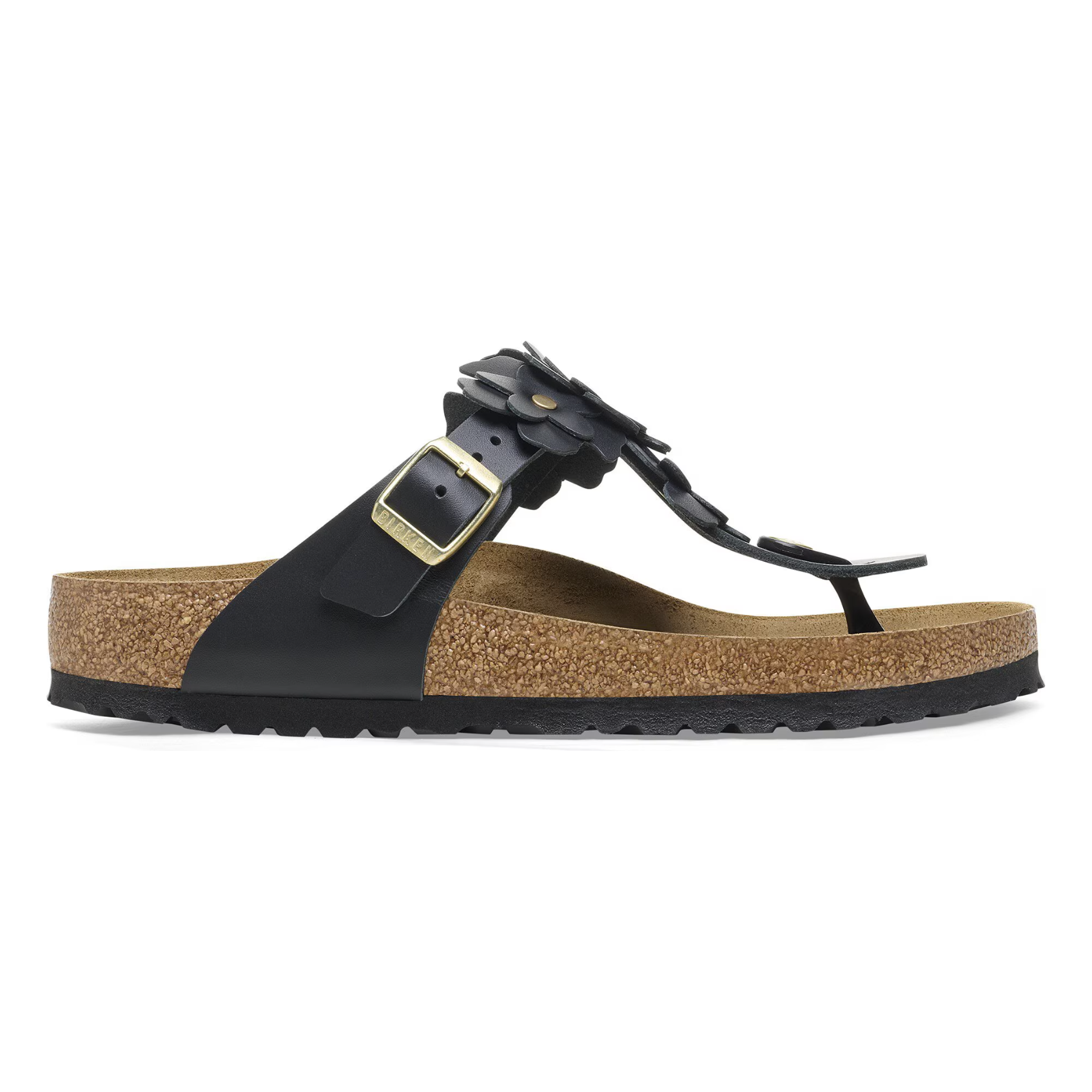 Birkenstock Women's Gizeh Flower Leather Sandals - Comfortable & Stylish Summer Footwear for Beach, Pool & Casual Outings