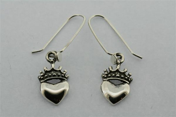 Elegant Regal Heart Earrings for Women - 14K Gold Plated Romantic Jewelry Gift for Valentine's Day, Anniversary & Special Occasions