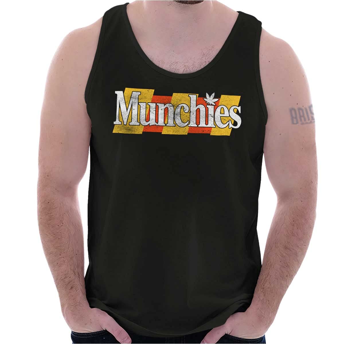 Funny Retro Pot Head Stoner Graphic Tank Top for Men & Women - Perfect for 420 Parties, Music Festivals & Casual Wear