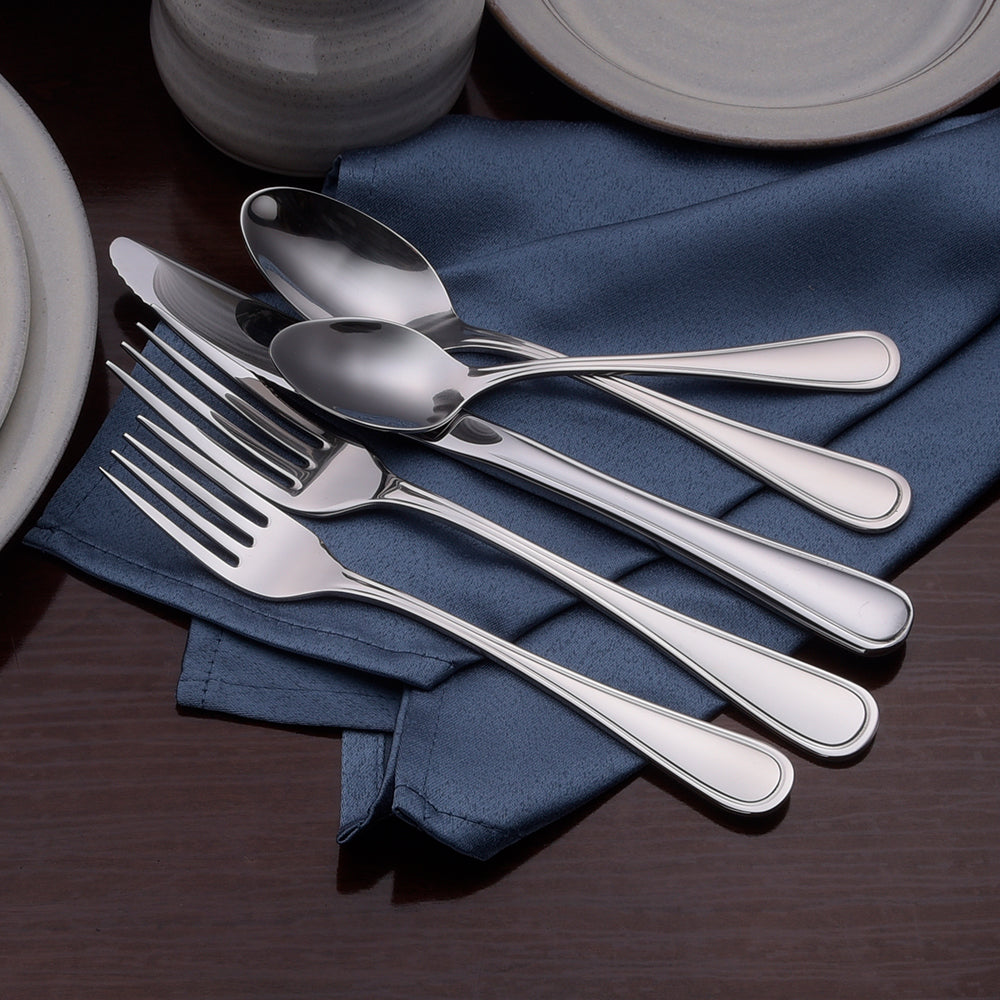Classic Rim 45 Piece Set - High-Quality Dinnerware Set for Elegant Dining, Parties & Home Decor | Perfect for Weddings, Holidays & Everyday Use