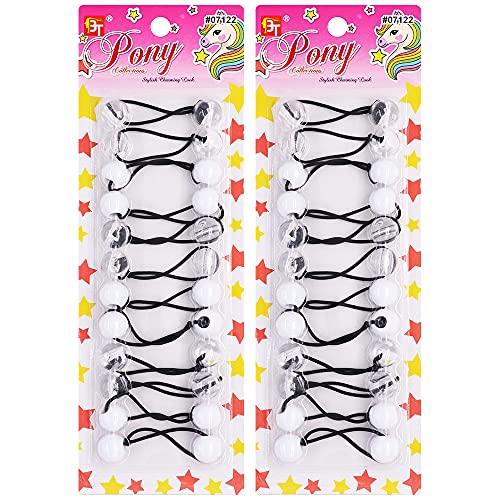 24 Pcs Colorful Hair Ties for Women & Kids - Ponytail Holders for Daily Use