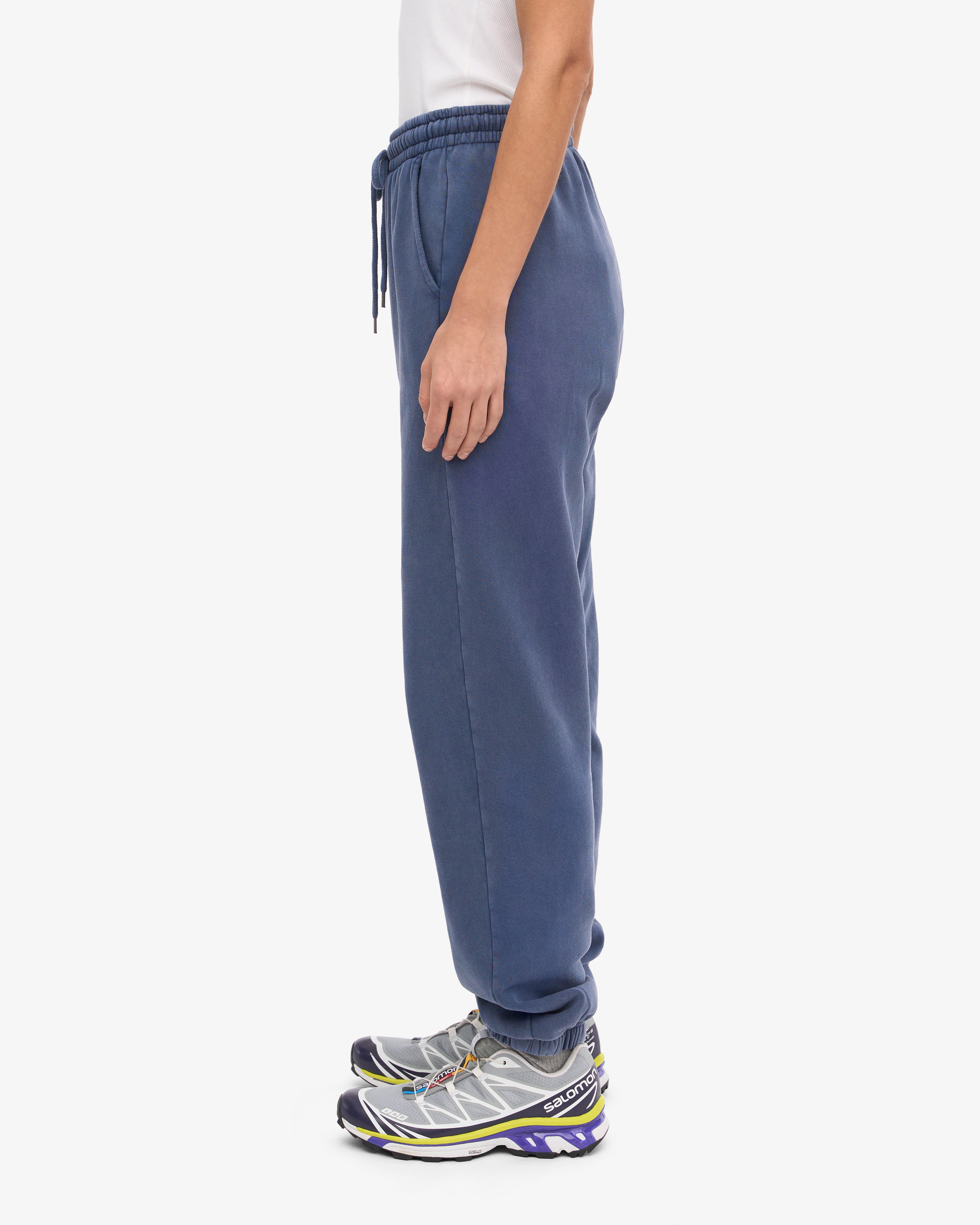 Premium Organic Cotton Sweatpants for Women - Soft & Comfortable Neptune Blue Lounge Pants - Perfect for Yoga, Running & Casual Wear
