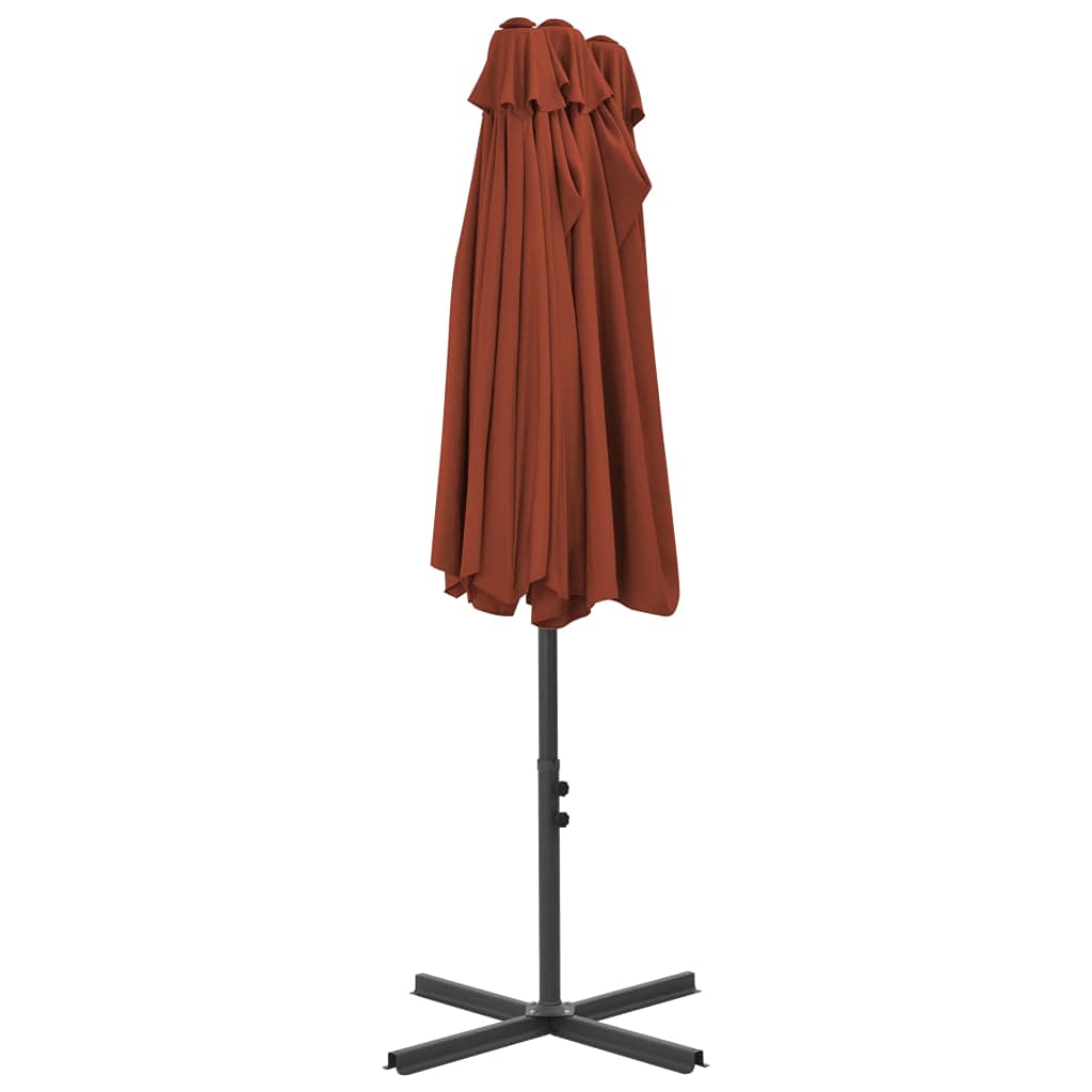 Premium Outdoor Patio Umbrella with Durable Aluminum Pole - 181.1