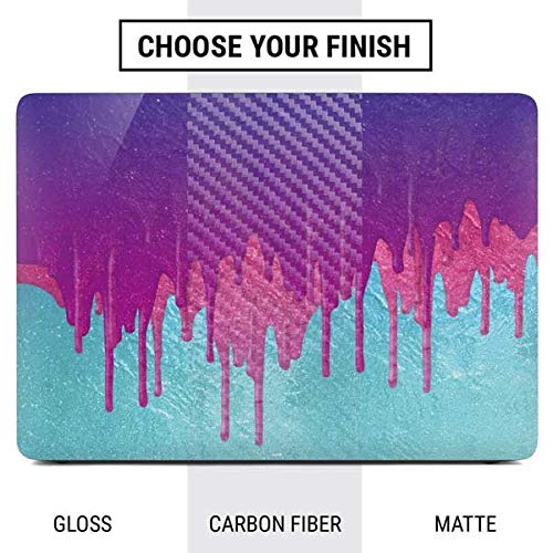 Skinit Custom Decal Laptop Skin for MacBook Air 13-inch (2020) | Purple Paint Splatter Design | Protective Vinyl Cover | Perfect for Work, School & Travel