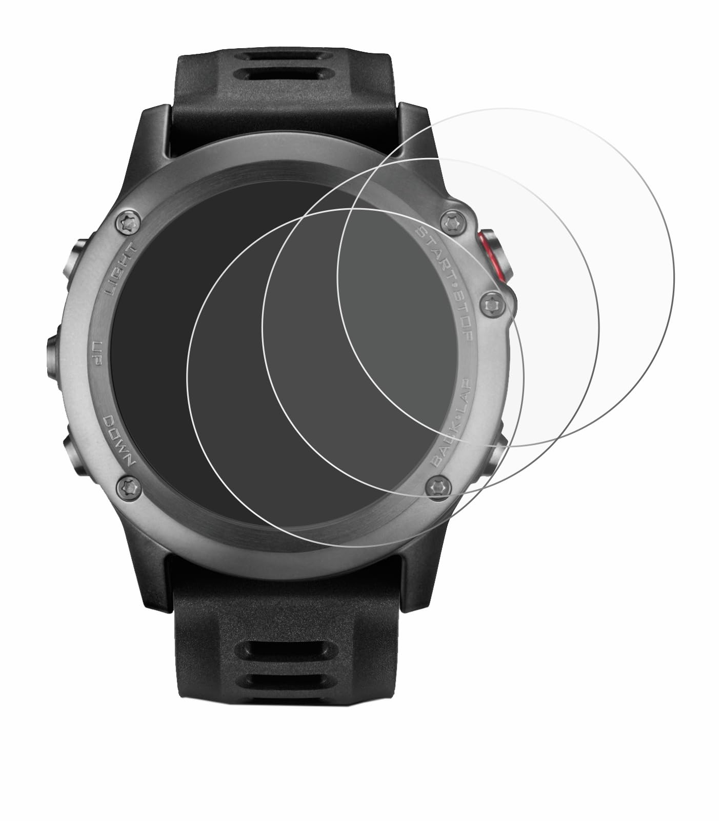 Savvies 6-Pack Garmin Fenix 3 HR Screen Protectors - Clear for Outdoor Sports