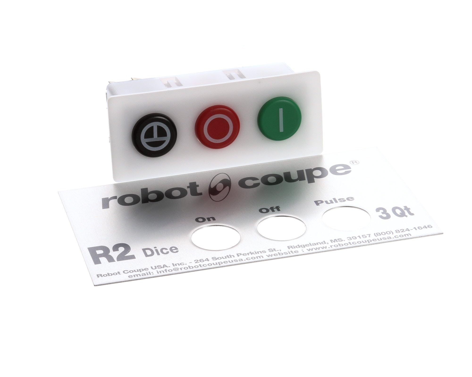 Robot Coupe 39209 On/Off Switch Assembly Replacement Part for R2 Series - Compatible with Commercial Food Processors & Blenders - Perfect for Restaurant Kitchen Equipment Repair
