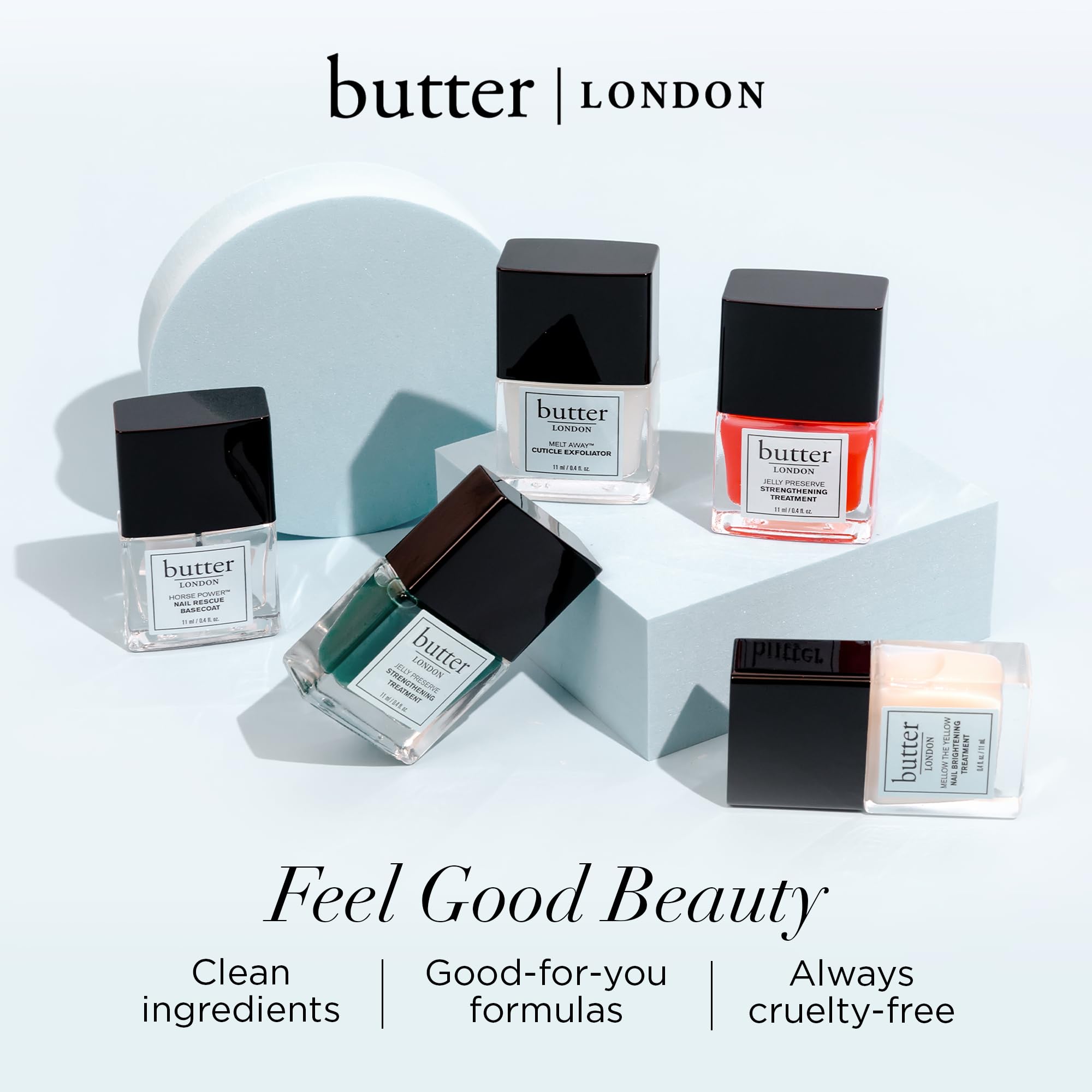Butter LONDON Nail Polish Remover Pads - Quick & Gentle Nail Scrubbers for Easy Polish Removal | Perfect for At-Home Manicures & Travel Nail Care