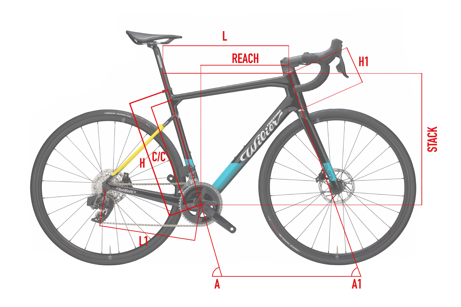 Wilier Garda Disc Road Bike - Lightweight Carbon Frame, Shimano 105 Groupset - Perfect for Racing, Endurance & Long-Distance Cycling