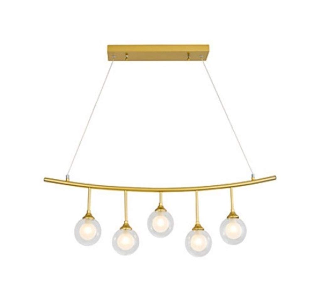 5-Light Globe Chandelier Pendant Light - Modern Metal & Glass Candle Style Ambient Lighting for Dining Room, Bar, Restaurant | Elegant Painted Finishes | Perfect for Home Decor & Commercial Spaces