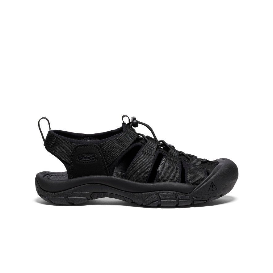 Newport H2 Triple Black Sandals for Women - Comfortable Waterproof Beach & Outdoor Walking Shoes