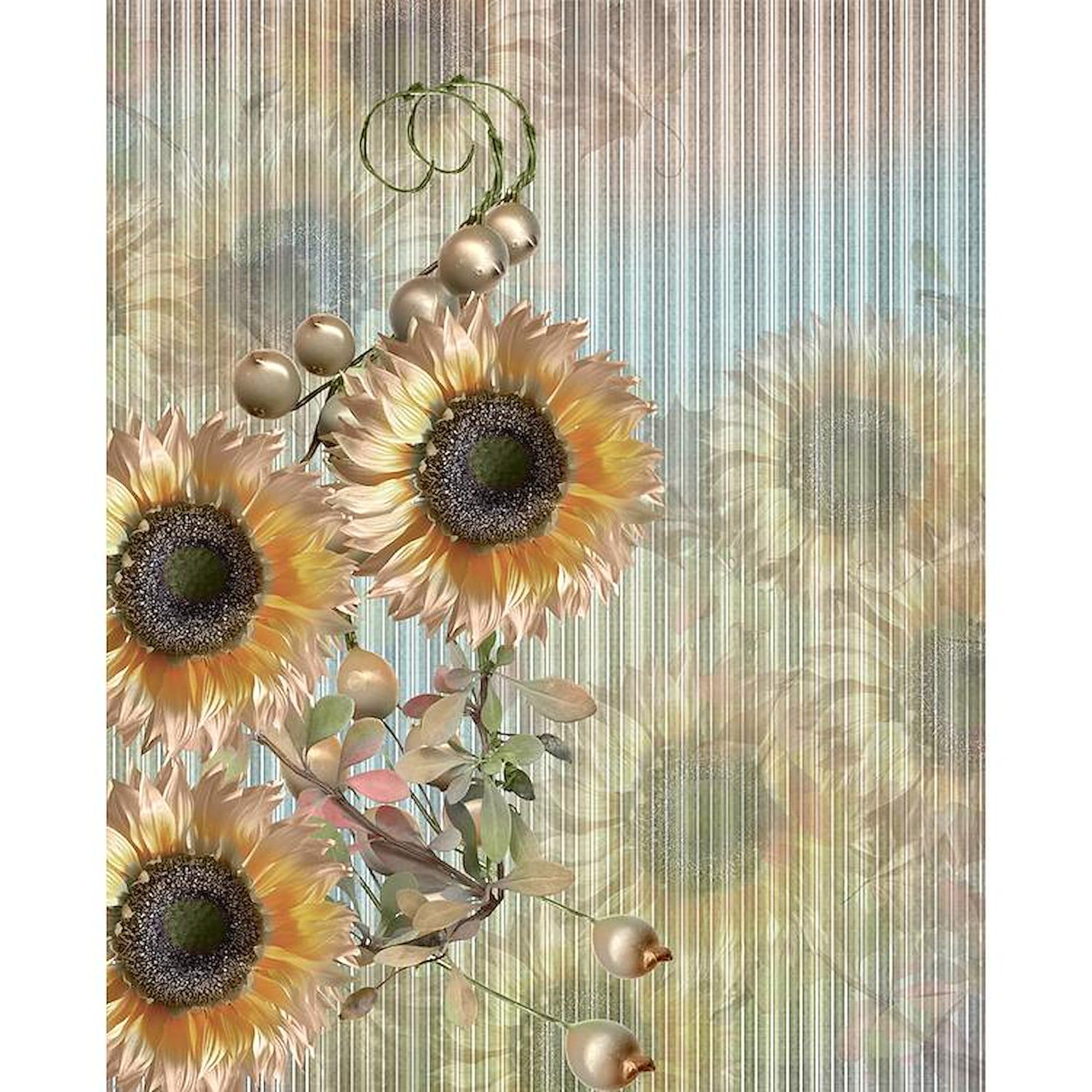 Country Sunflowers Decorative Picture Frame - Rustic Home Decor for Living Room, Bedroom & Office | Perfect Gift for Housewarming & Special Occasions
