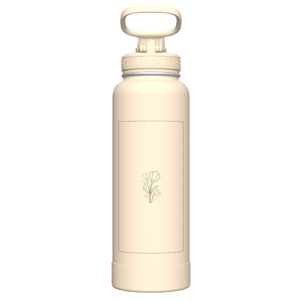 40oz Leak-Proof Bottle Spout Lid for Oat Milk - Customizable & BPA-Free - Perfect for Smoothies, Coffee, and On-the-Go Hydration