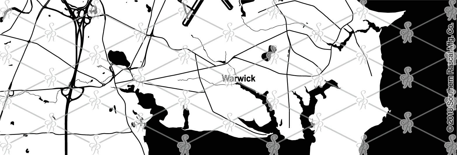 Warwick Rhode Island City Map Whiskey Glass - Engraved Barware for Bourbon, Scotch & Whiskey Lovers - Perfect Gift for Men, Home Bar & Cocktail Parties