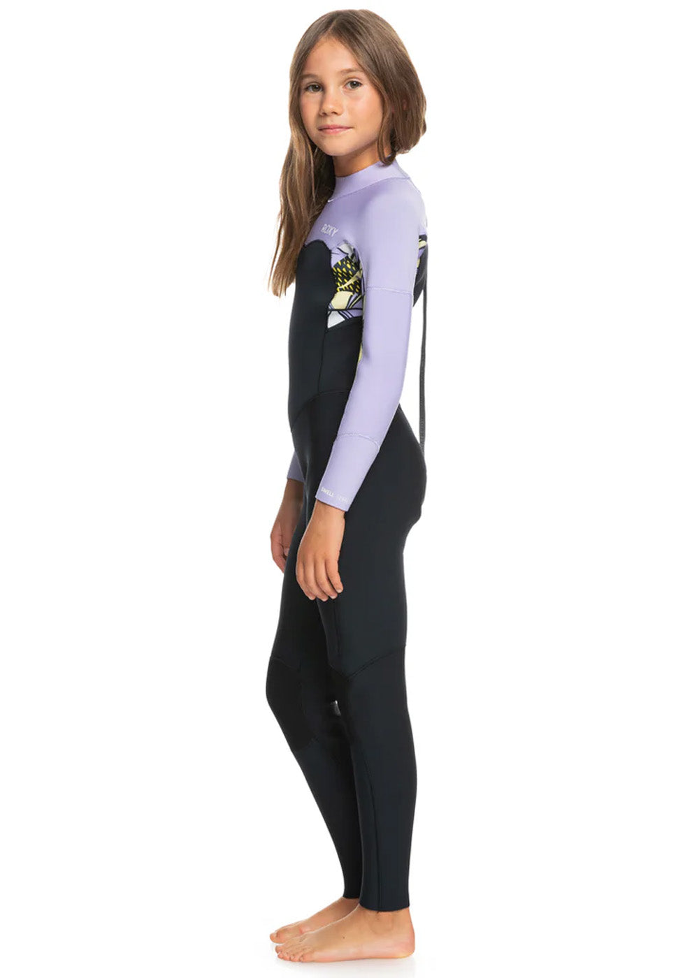 Roxy Girls Swell Series 3/2mm GBS BZ Steamer Wetsuit for Kids & Teens - Warm & Flexible Surfing, Swimming & Water Sports Gear