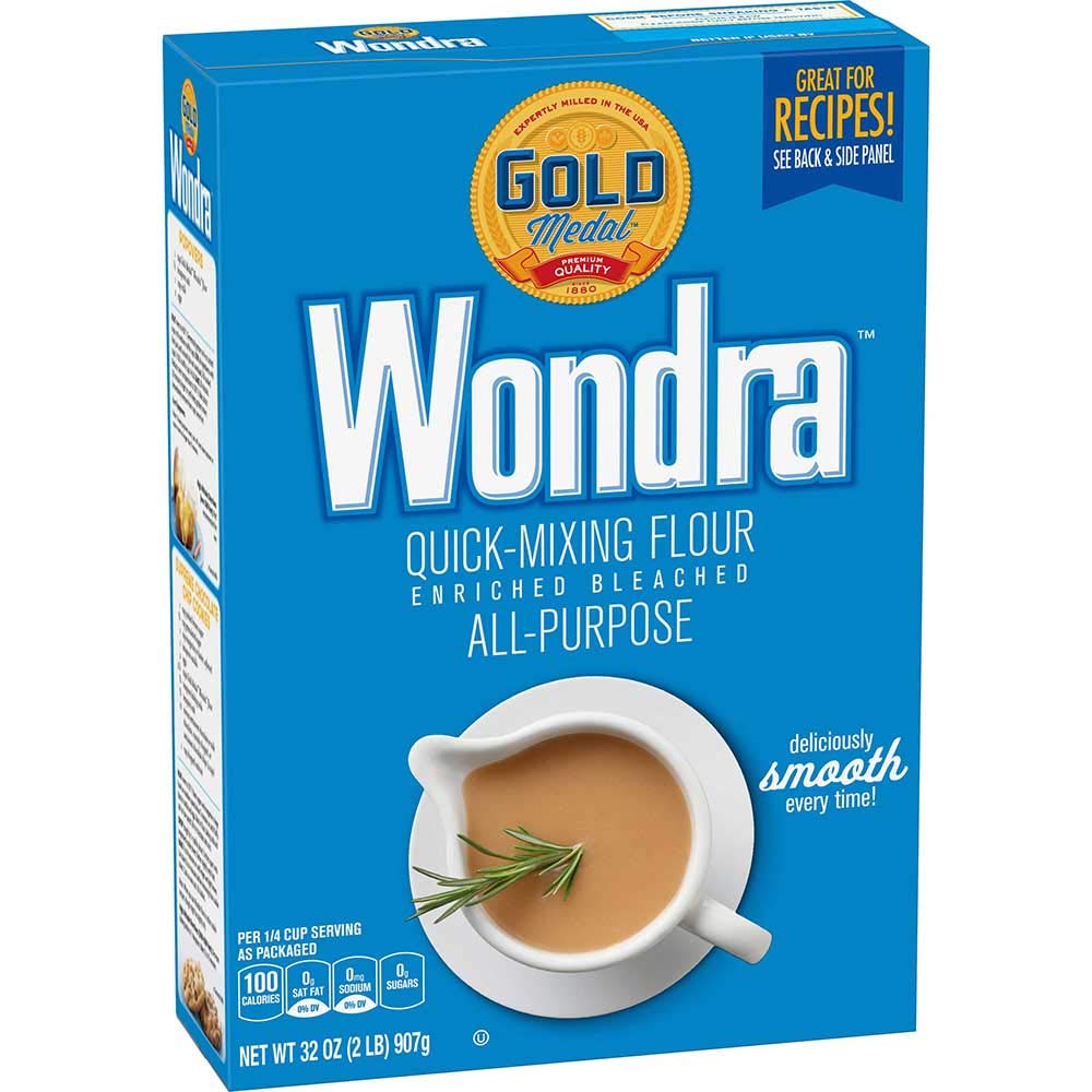 Gold Medal Wondra Flour - 32 Ounce (Pack of 15) | Premium Instant Baking Flour for Cakes, Cookies & Quick Breads | Perfect for Home Bakers & Professional Chefs