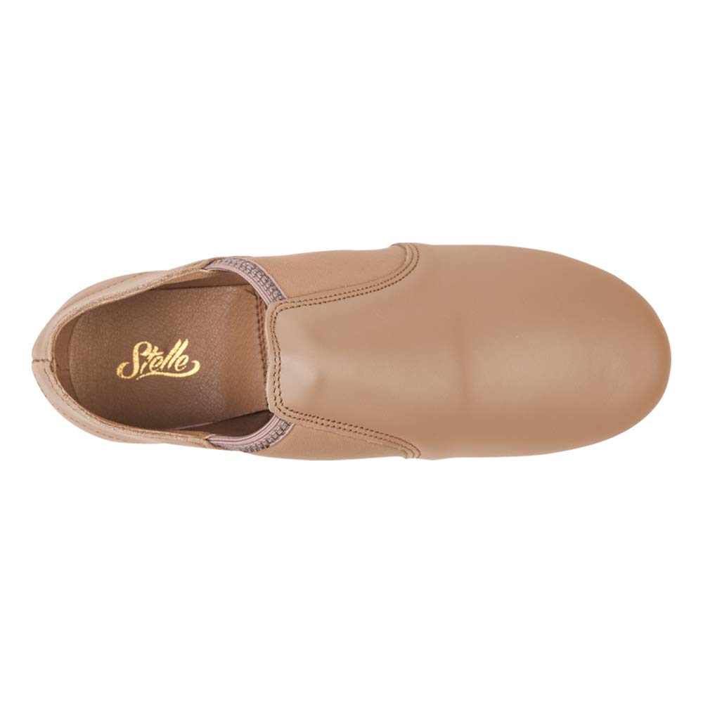Stelle Jazz Dance Shoes for Girls & Boys - Premium Leather Unisex Slip-Ons (Toddler/Kids Sizes) - Perfect for Ballet, Jazz Class & Dance Performances