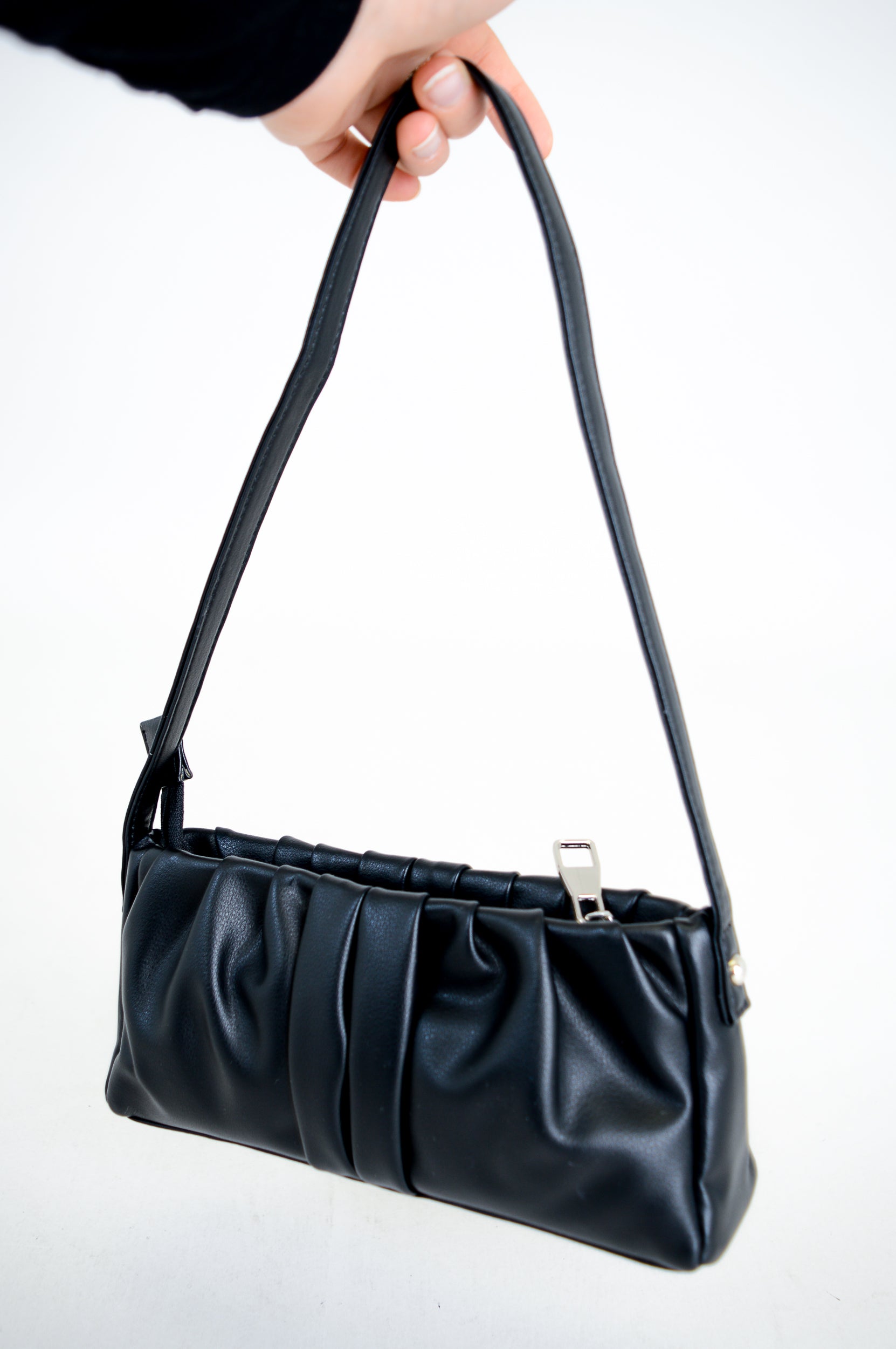 Janette Genuine Leather Handbag for Women - Stylish Black Shoulder Bag, Perfect for Work, Travel & Everyday Use