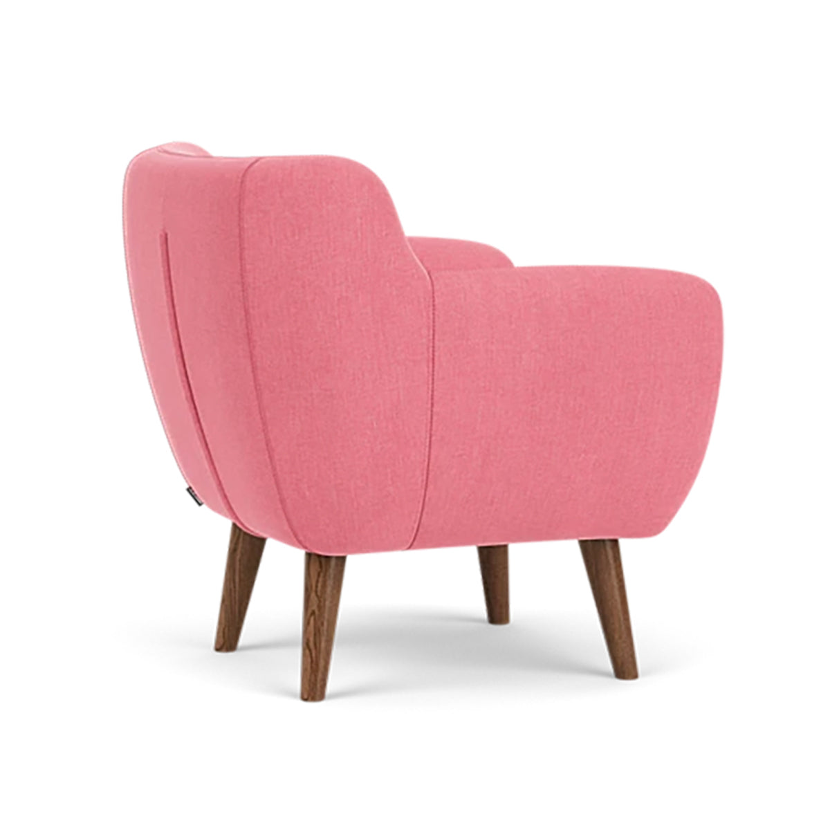 Anne Fabric Armchair - Modern Upholstered Accent Chair for Living Room, Bedroom & Office - Comfortable Lounge Chair with Sturdy Wooden Legs (Perfect for Reading, Relaxing & Home Decor)