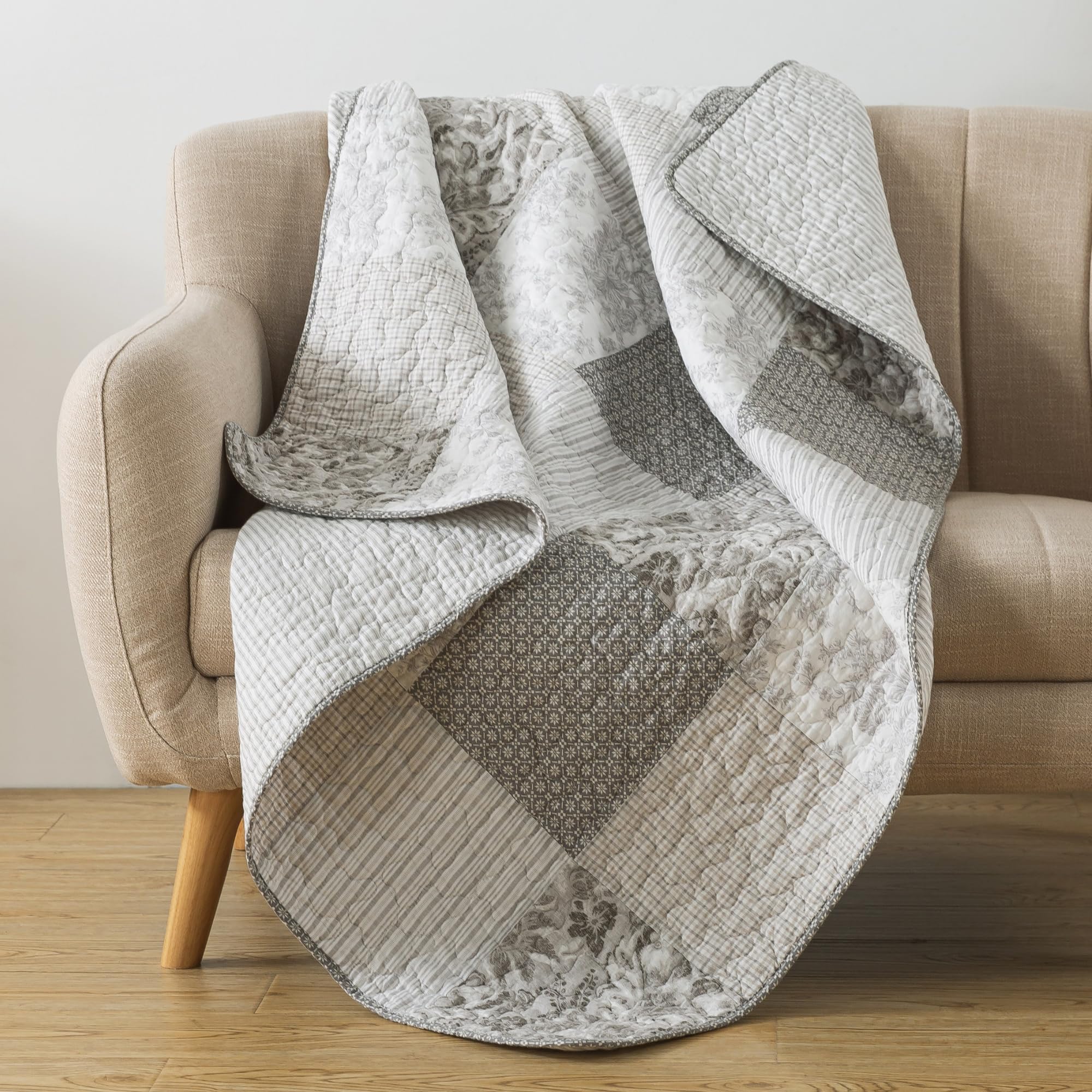 SLPR Cotton Quilted Throw Blanket - 50