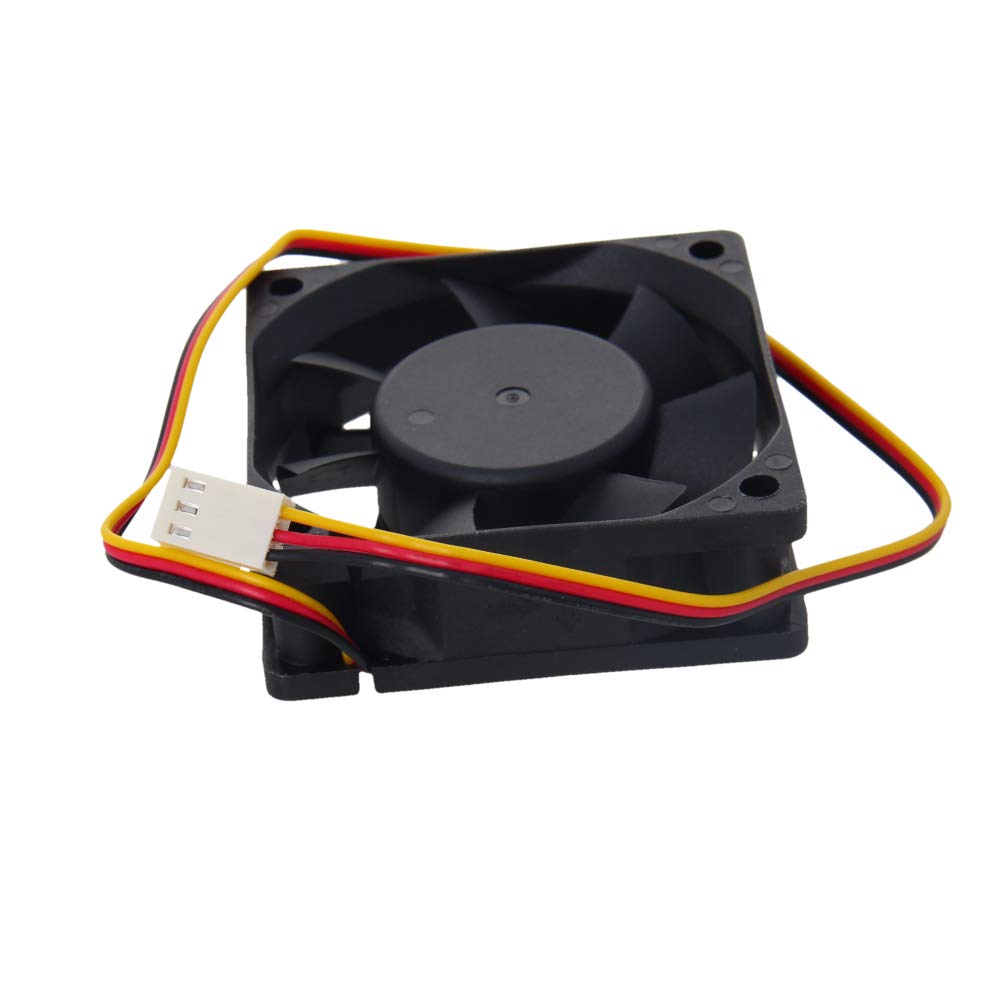 12V Brushless DC Cooling Fan 60x60x20mm - High Performance Mini Cooling Fan with Long Life Sleeve Bearing for PC Case, Computer, Server, and Electronic Devices Cooling - 0.2A 1Pcs by Aicosineg - Perfect for CPU Cooling, Gaming PC, and Home Office Electronics