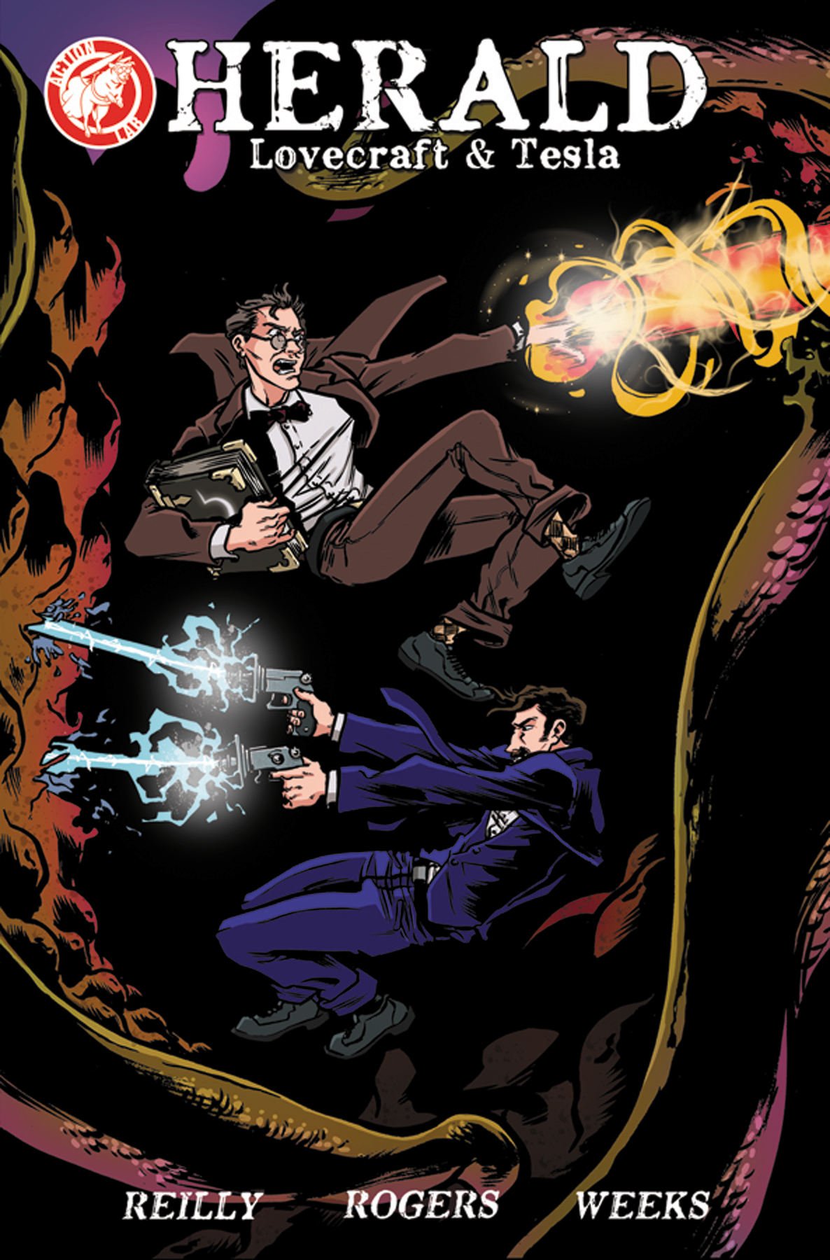 Herald: Lovecraft and Tesla - History in the Making (HERALD LOVECRAFT AND TESLA TP) | Graphic Novel | Sci-Fi & Horror Crossover | Perfect for Comic Collectors and Lovecraft Fans