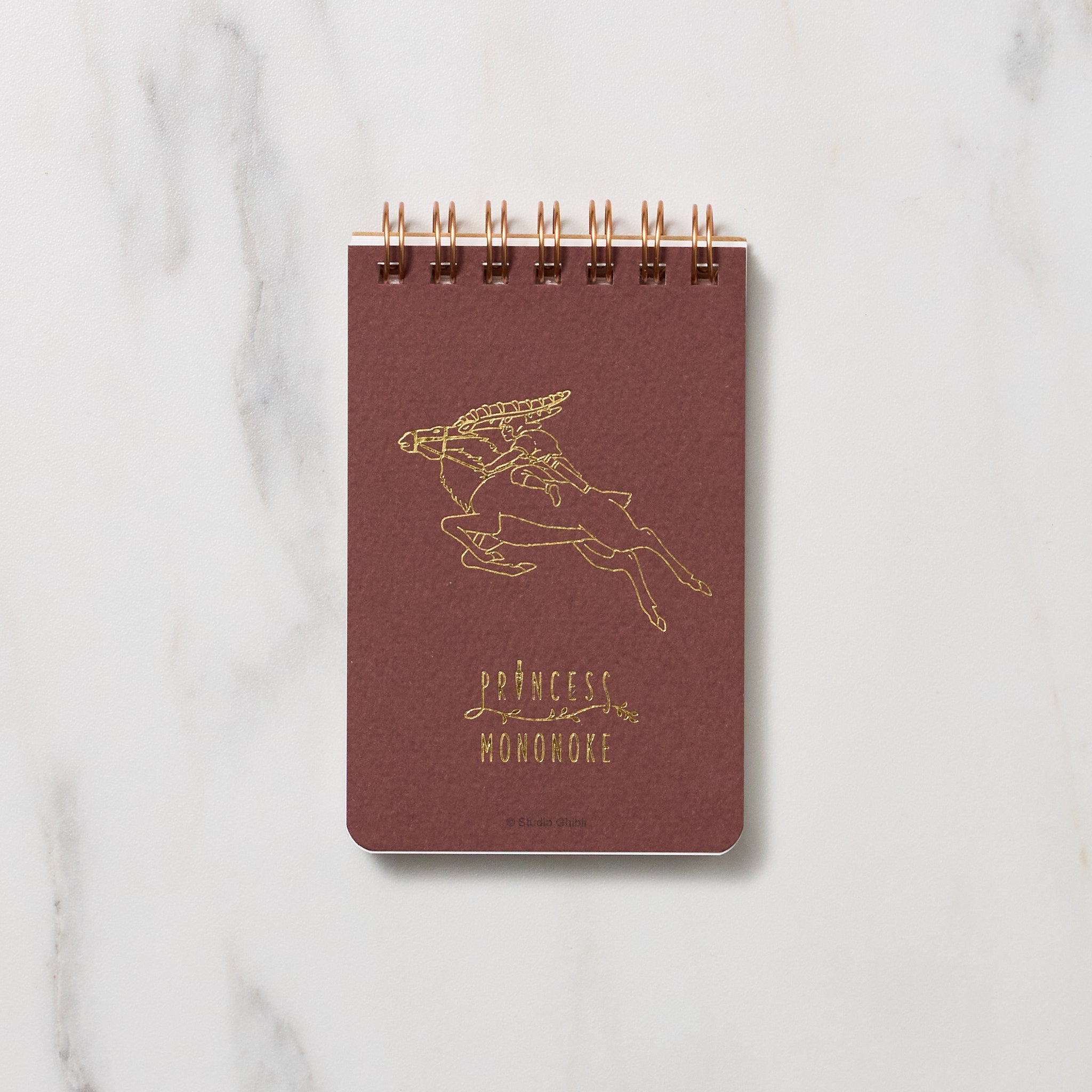 Studio Ghibli Foil Mini Ring Notebook - Spirited Away, My Neighbor Totoro, Howl's Moving Castle Anime Collection - Kawaii Japanese Stationery for School, Office & Travel Note Taking