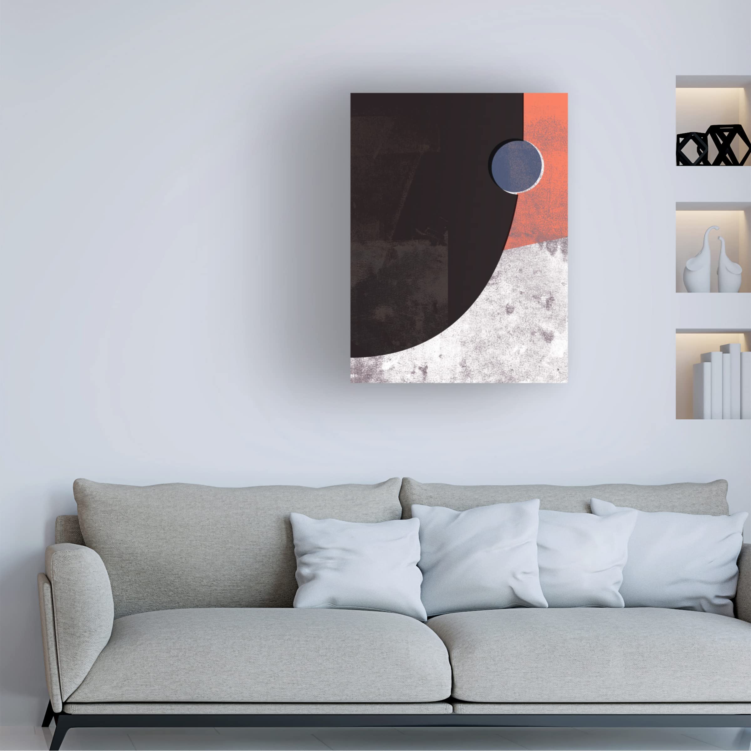 Jacob Green 'Kosmos I' Abstract Canvas Wall Art Print - Modern Home Decor for Living Room, Bedroom & Office | Trademark Fine Art Collection
