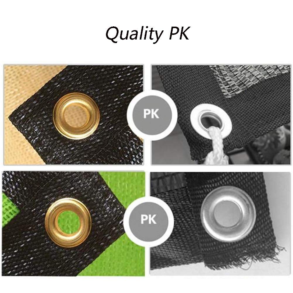 Premium UV-Resistant Shade Cloth - 2x2M Thickened Greenhouse & Carport Sun Protection Net (Green) - Blocks 90% UV Rays for Plants, Gardens, Patio & Outdoor Furniture Protection