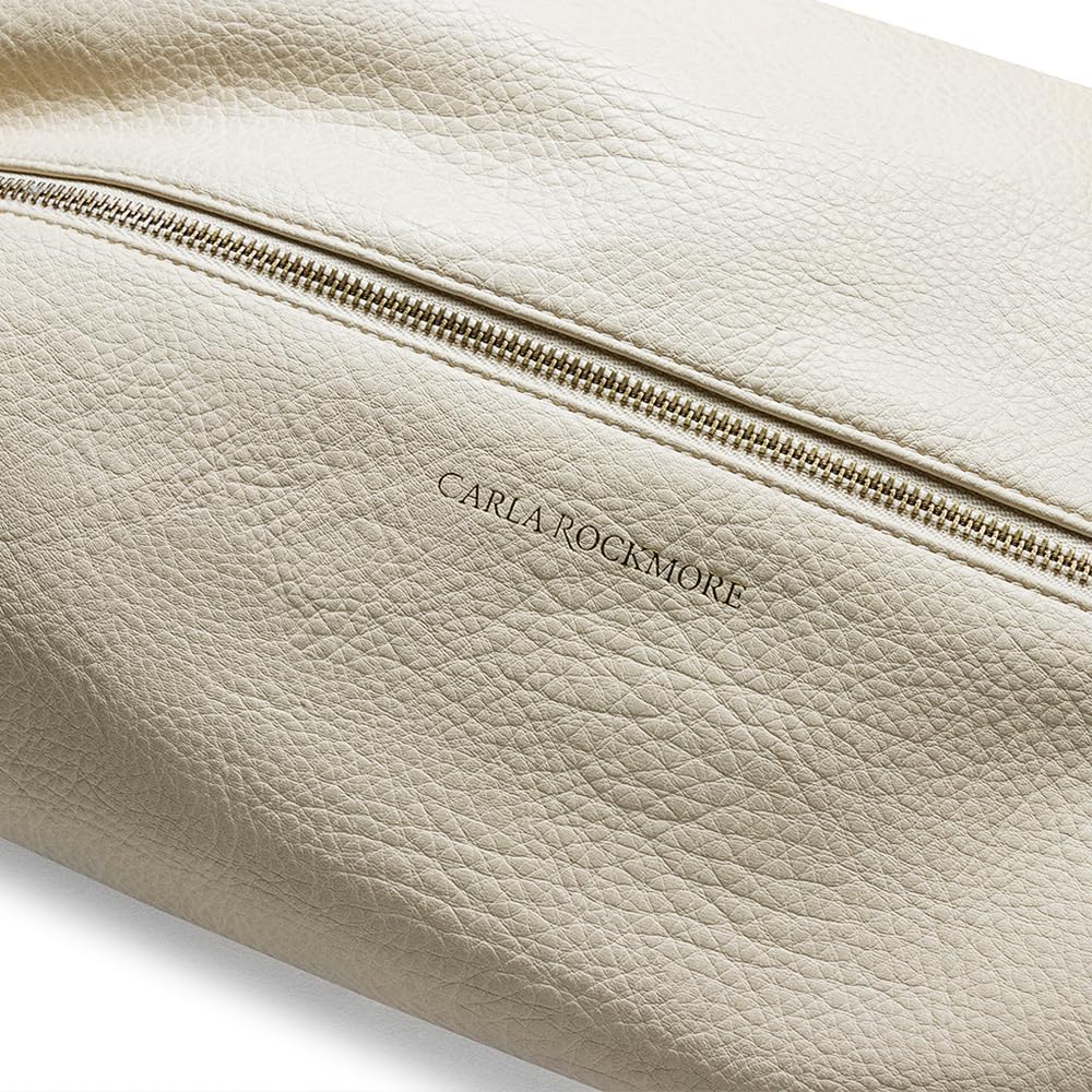 Vegan Leather Sling Bag 2.0 for Women - Crossbody Shoulder Purse in Parchment | Perfect for Travel, Work & Everyday Use
