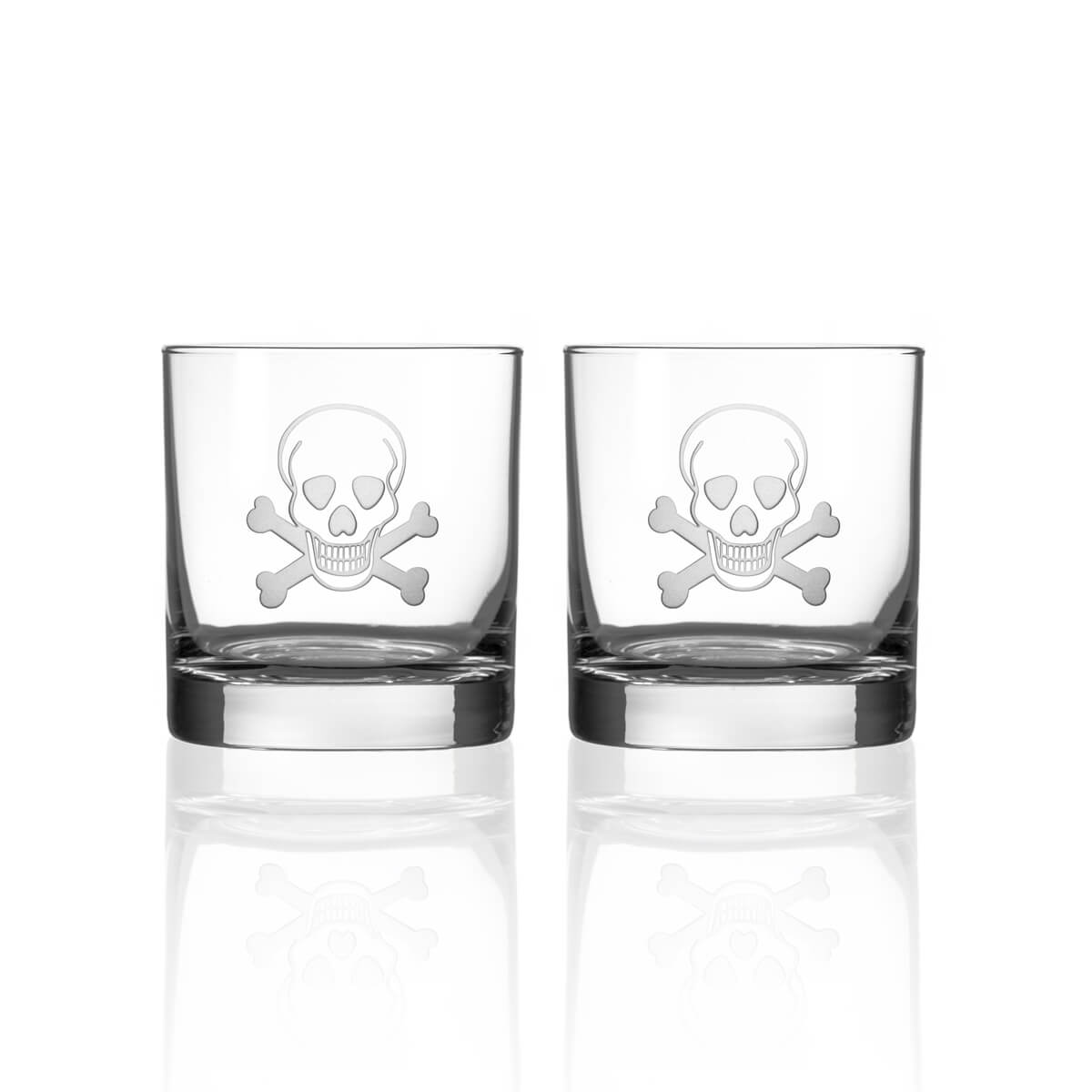 Premium Skull and Crossbones Whiskey Decanter Set with 2 Rocks Glasses - 3-Piece Barware Gift for Men, Bourbon Scotch Drink Accessories - Perfect for Home Bars, Man Caves & Whiskey Lovers