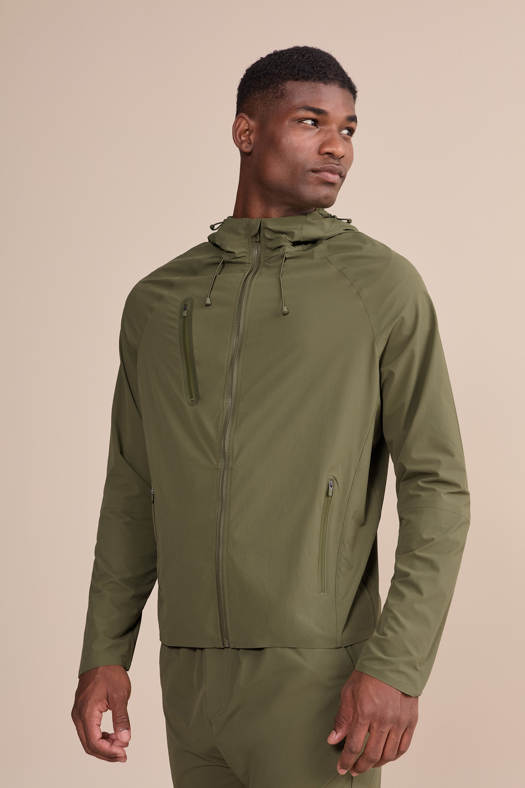 Trek Flex Men's Lightweight Waterproof Jacket - Windproof Outdoor Hiking Coat for Camping & Travel | Perfect for Hiking, Backpacking & Daily Wear