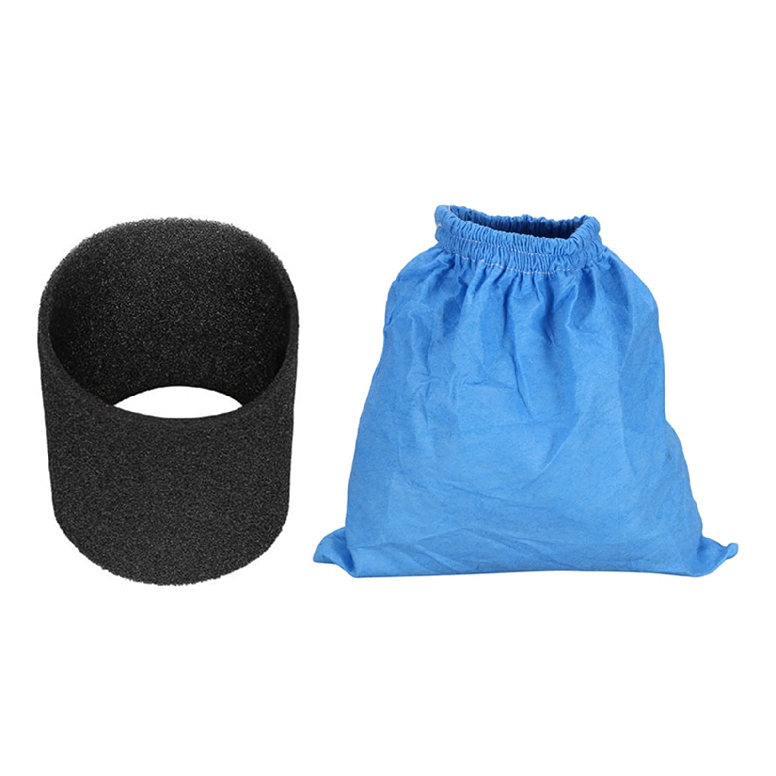 **WCHBHD Textile Filter Bags for Karcher MV1 WD1 WD2 WD3 Vacuum Cleaners - Wet & Dry Foam Filter Replacement Parts (Black & Blue) - Ideal for Home, Office & Carpet Cleaning**