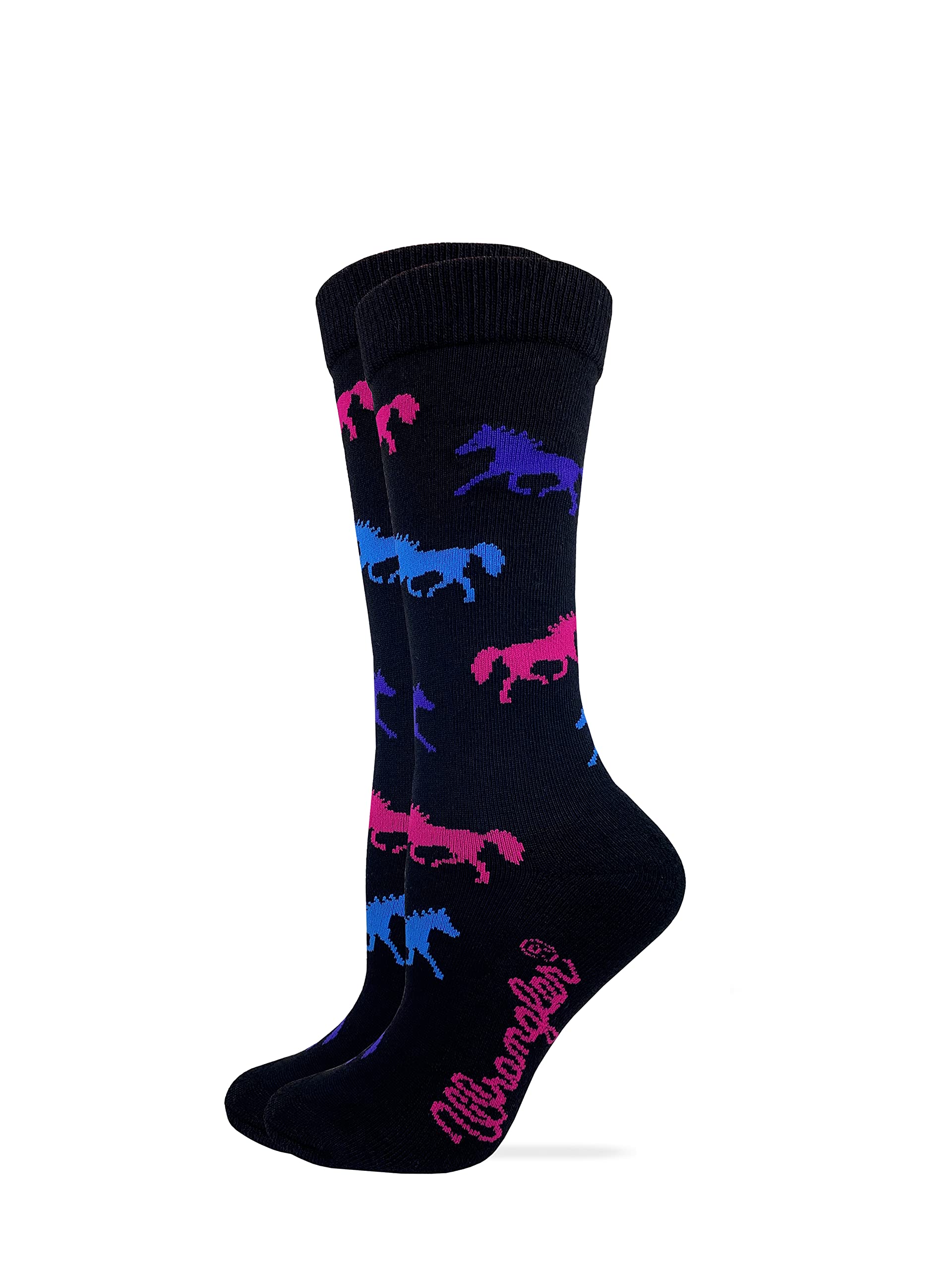Wrangler Black Cotton Ankle Socks for Women - Pack of 6 Pairs (09406-L-BLK) - Comfortable Casual & Athletic Socks for Everyday Wear, Running, and Workouts