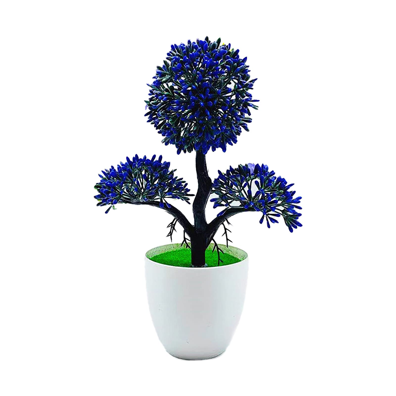 Artificial Fortune Tree Plant in Pot - Realistic Plastic Decor for Home, Office, Windowsill | Perfect for Desk Decor, Living Room, and Indoor Greenery