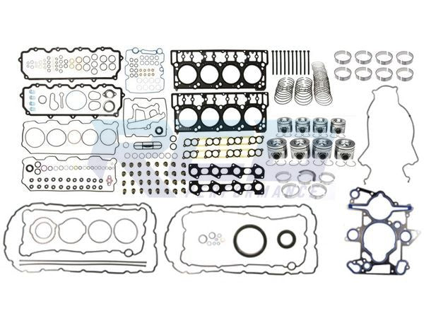Mahle 2004-2010 6.0L Power Stroke Diesel Engine Rebuild Kit - Complete Gasket & Bearing Set for Ford F-250/F-350 Super Duty Trucks | Perfect for Engine Overhaul & Performance Restoration
