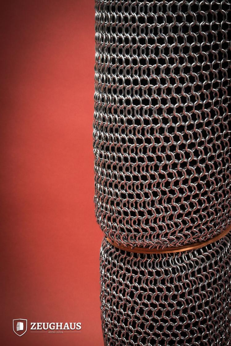 Chainmail Chausses with 10mm Galvanized Round Rings - Medieval Leg Armor for LARP, Cosplay & Historical Reenactment