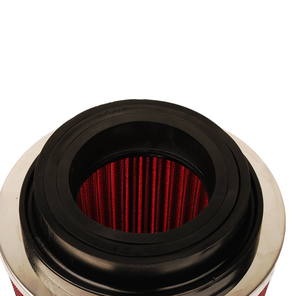 HIFROM High Flow Round Tapered Universal Clamp-On Air Filter 8132 - Washable & Reusable Performance Air Filter for Cars, Trucks & SUVs - Improves Engine Power & Fuel Efficiency