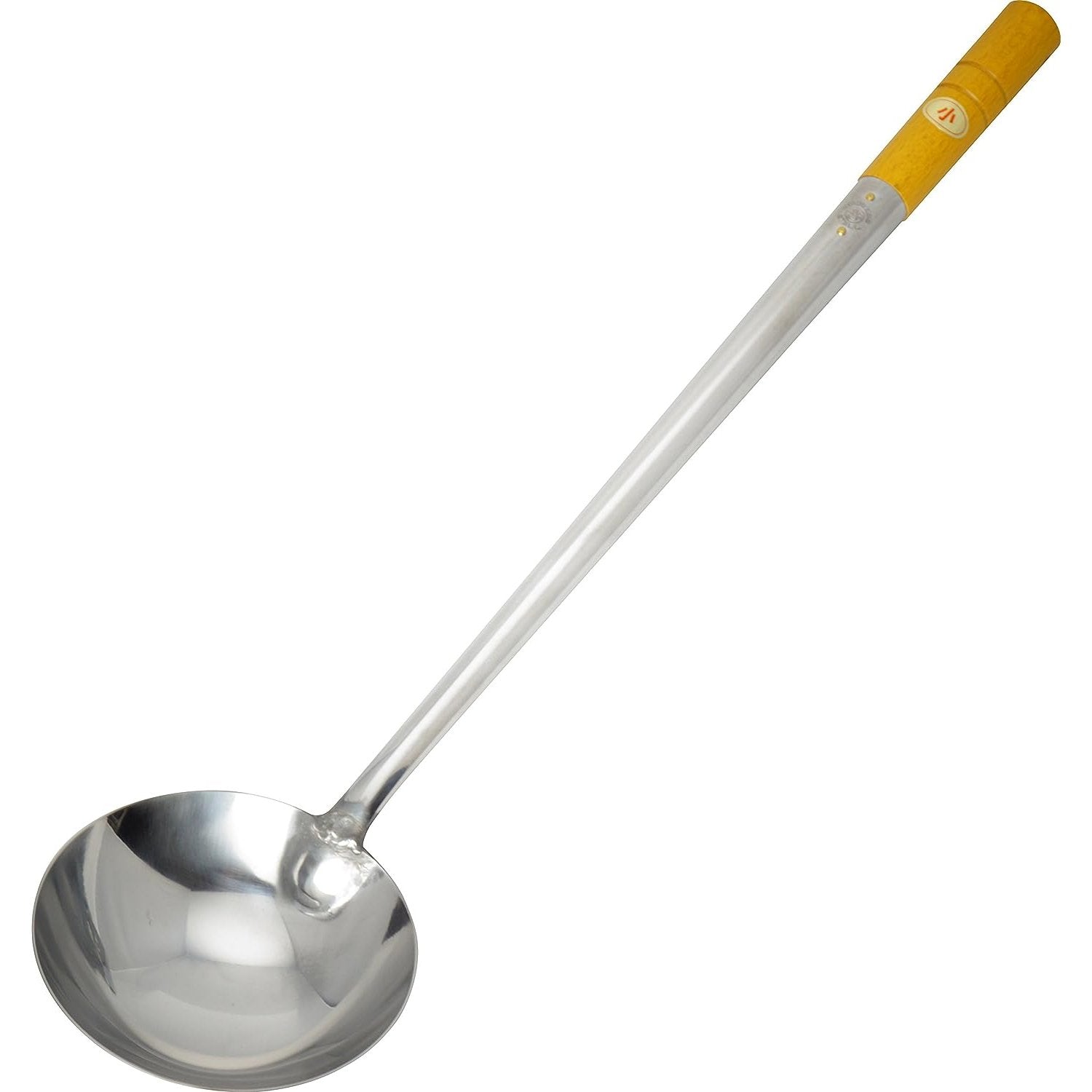 Premium Japanese Stainless Steel Wok Ladle - 160ml (6oz) Cooking Spoon with 110mm (4.3in) Handle - Perfect for Stir-Frying, Sauteing & Serving Asian Dishes