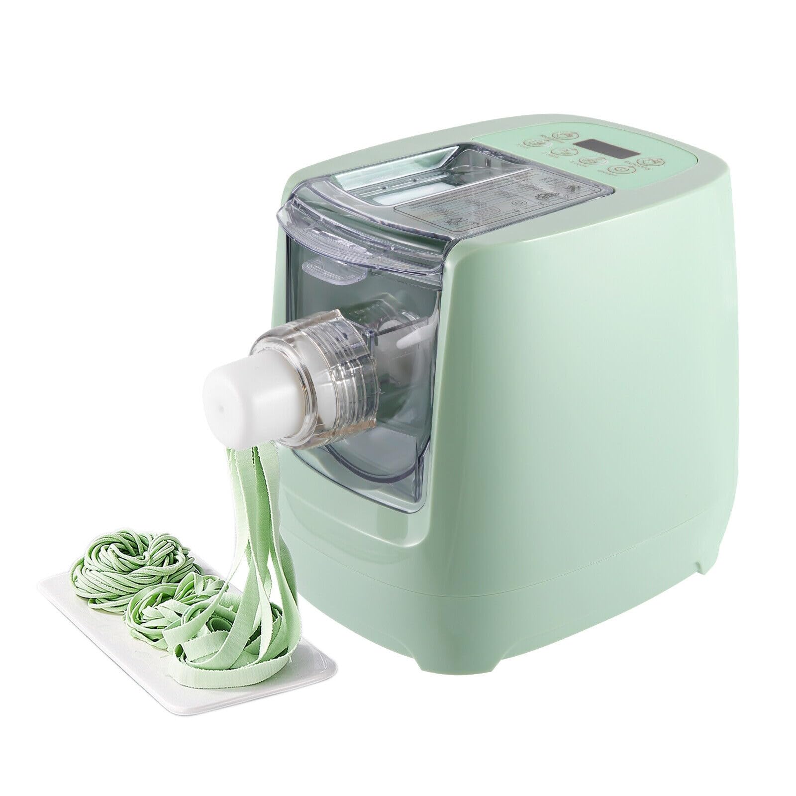 Electric Pasta Maker Machine - Stainless Steel Noodle & Dumpling Dough Press for Home Kitchen - 12 Shape Attachments for Spaghetti, Fettuccine & More - Perfect for Italian Cooking, Meal Prep & Family Dinners