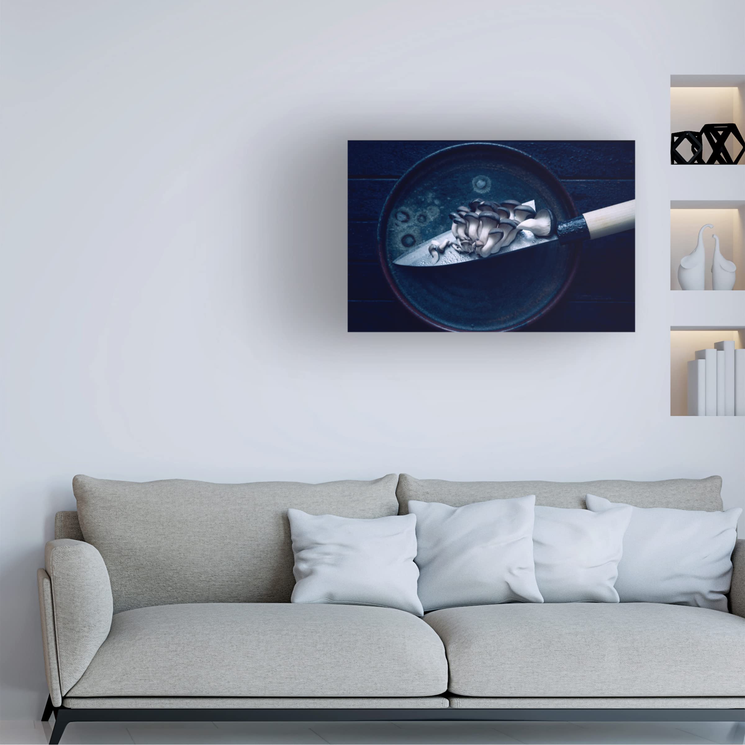 Trademark Fine Art 'On The Blade' Canvas Wall Art by Aleksandrova Karina - Modern Abstract Painting for Living Room, Bedroom & Office Decor