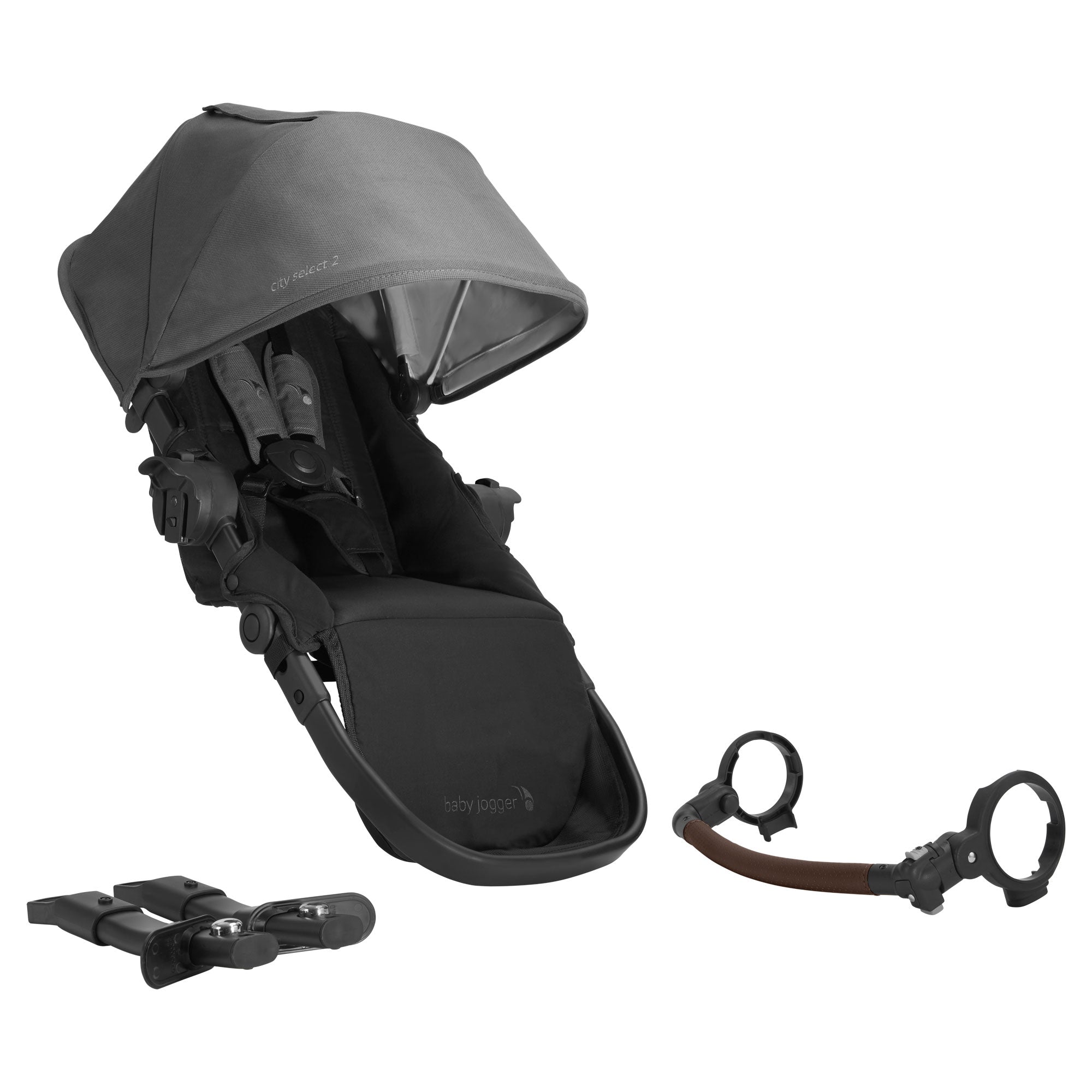 Baby Jogger City Select 2 Second Seat Kit - Extra Stroller Seat for Twins or Siblings - Perfect for Family Outings, Shopping & Travel
