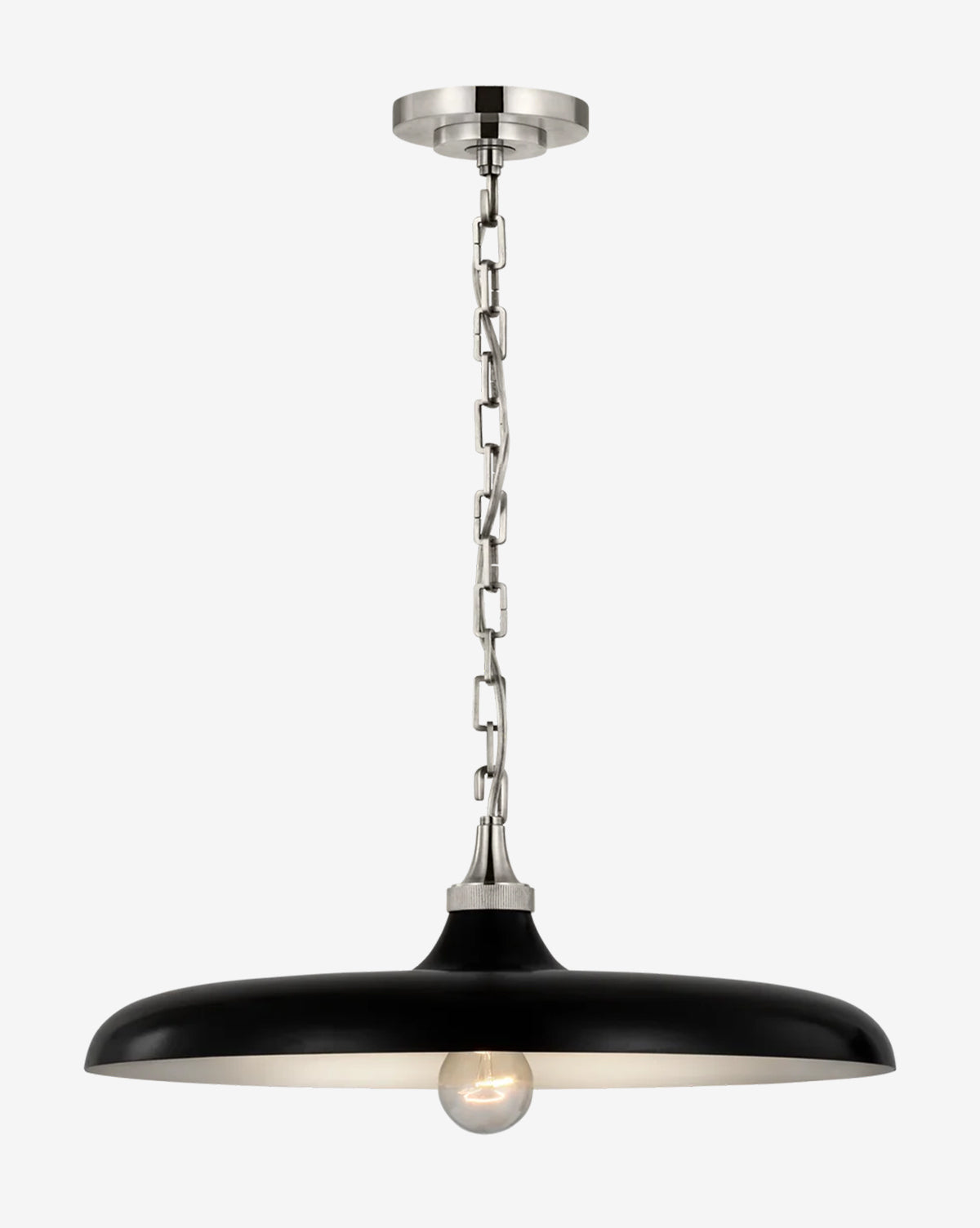 Piatto Pendant Light - Modern Glass Ceiling Chandelier for Dining Room, Kitchen Island & Bedroom Lighting | Elegant Hanging Fixture with Clear Glass Shades